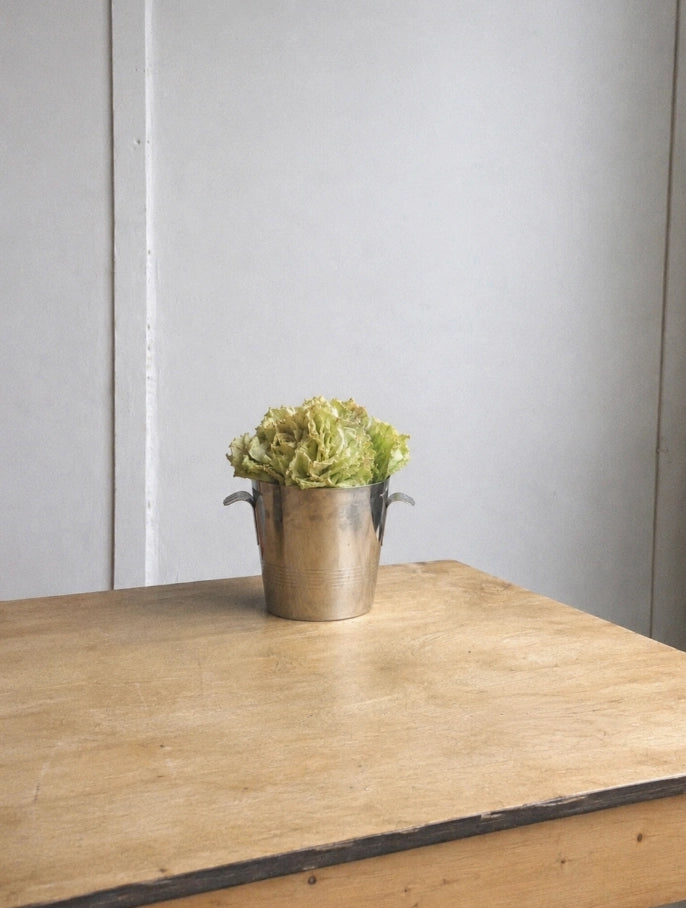 1960s French Vintage L'Etang Remy Champagne Bucket — side angle