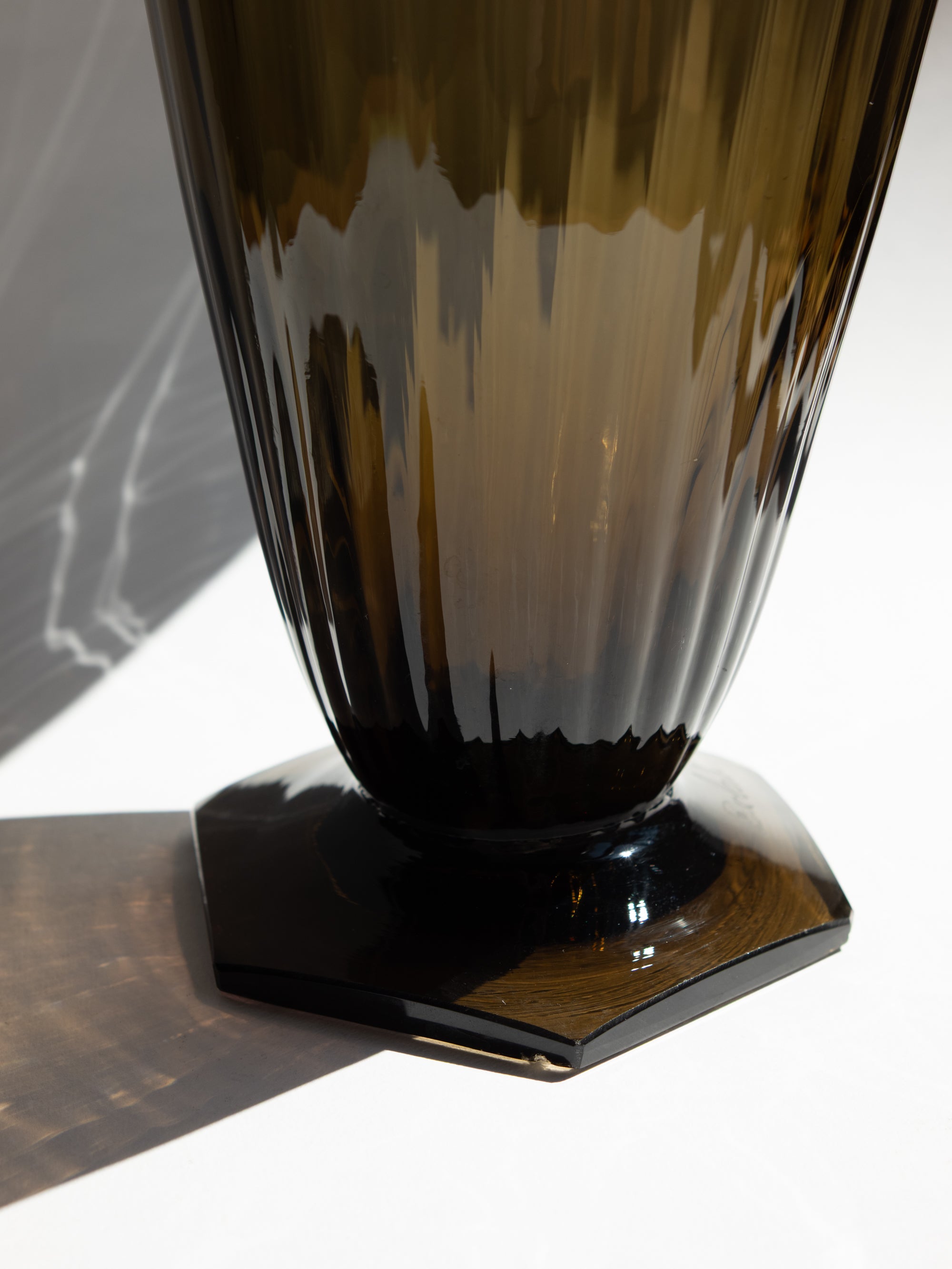 Monumental French Art Deco “Torsade” Vase by André Delatte, 1920s — alternate view