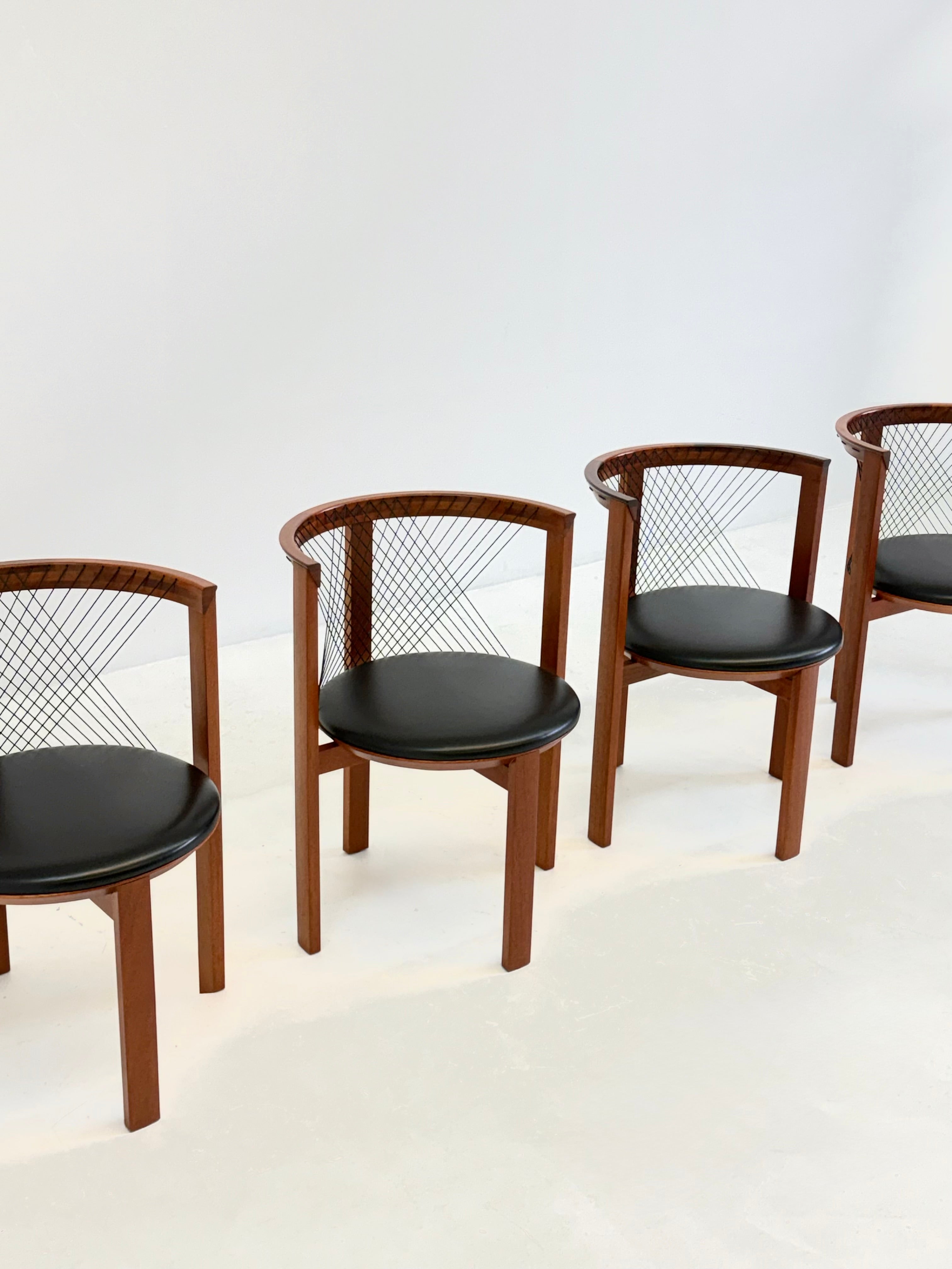 Set of Tranekær String chairs by Niels Jørgen Haugesen by Wintage | The Oblist