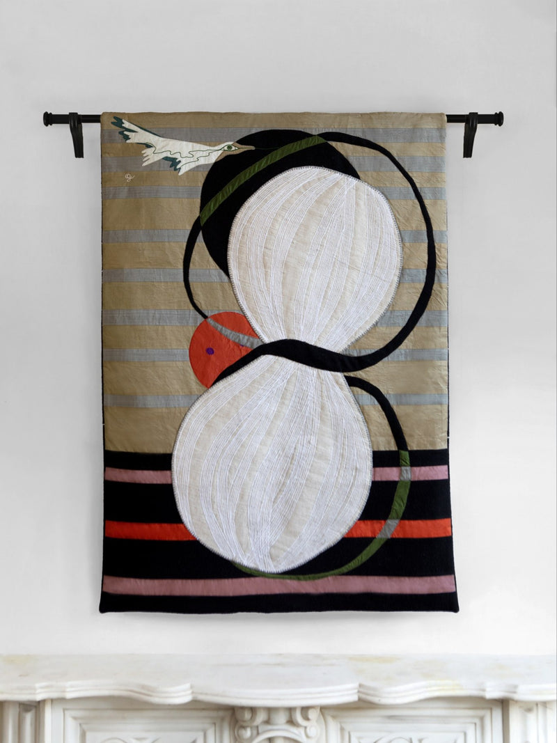 Simple Flight Hand Sewn Silk Tapestry by House of Quentin Jones | The Oblist