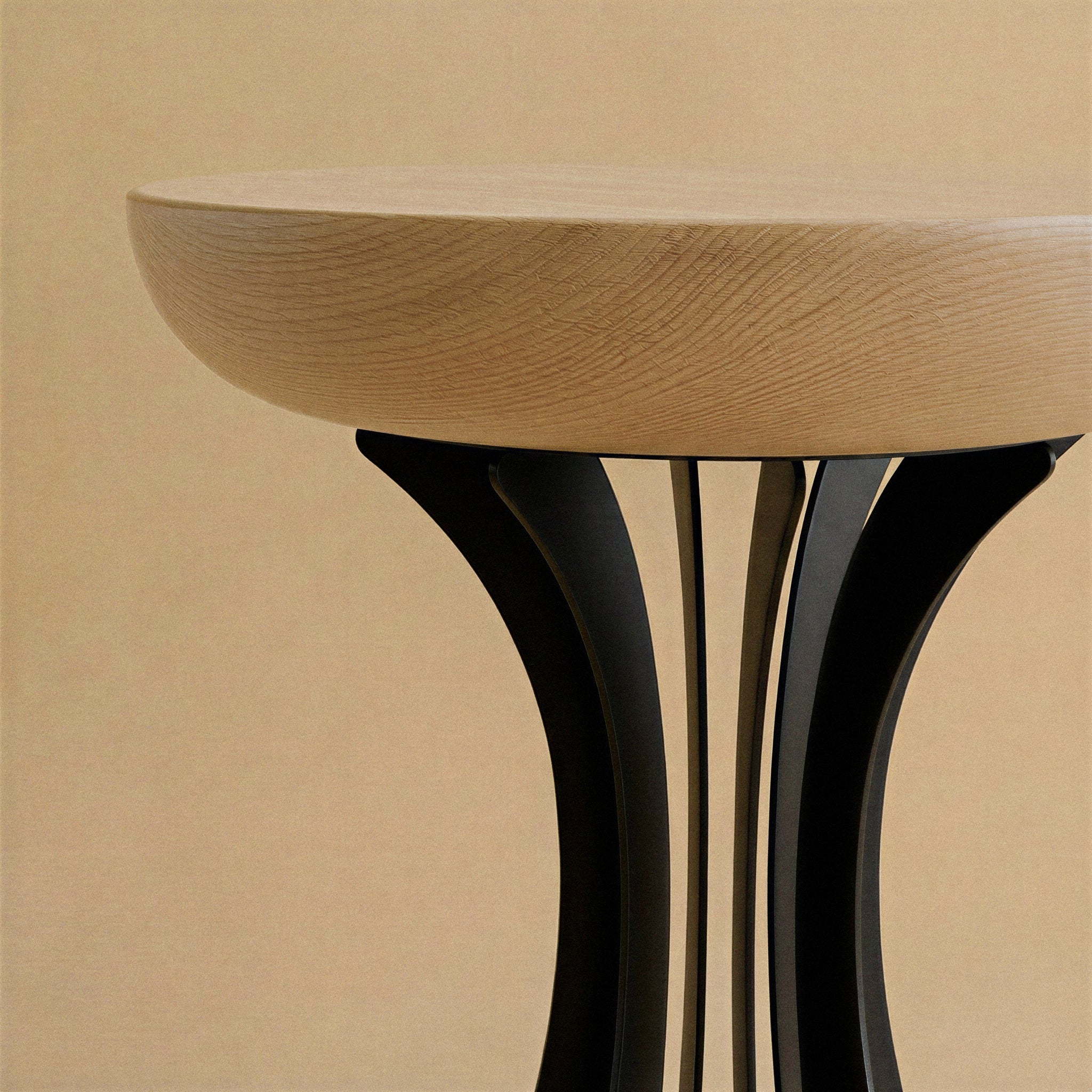Fibonacci Side Table - Black — alternate view