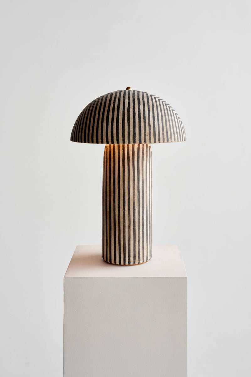 Tera Lamp Stripe by Ceramicah | The Oblist