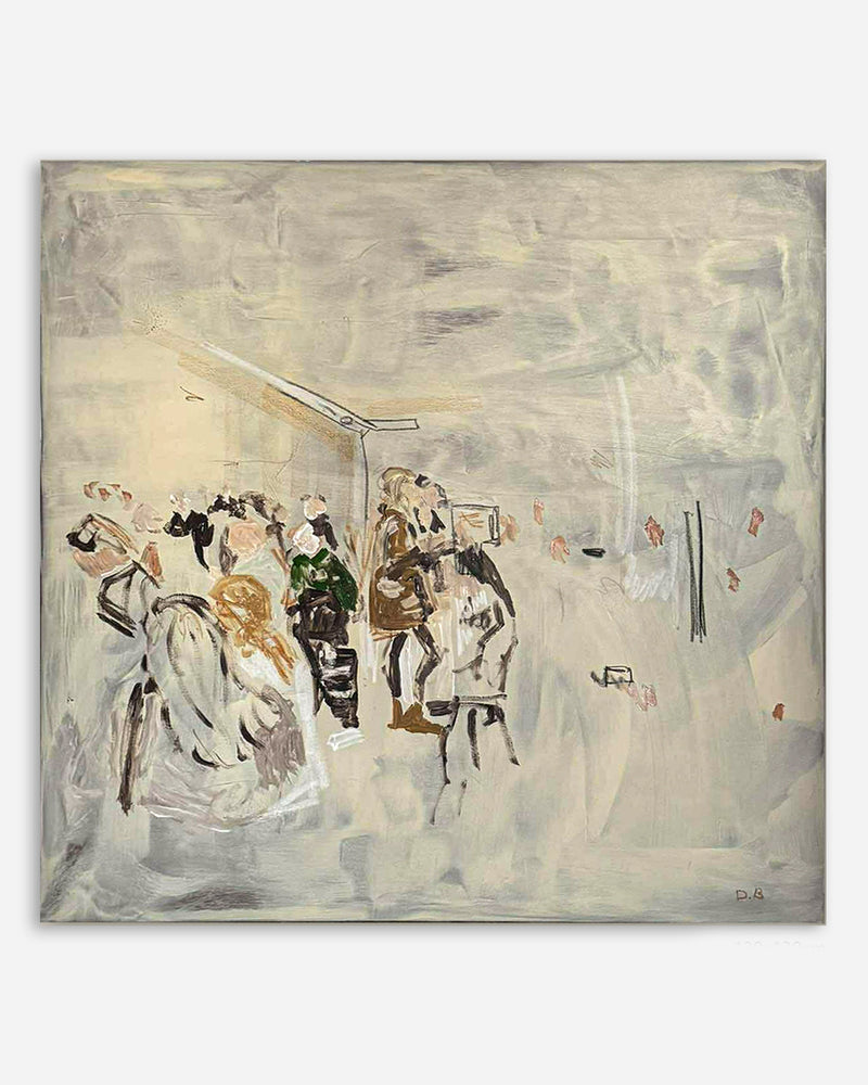 'Conversations' vol. 02 painting on canvas by Dovile Bernotaite | The Oblist