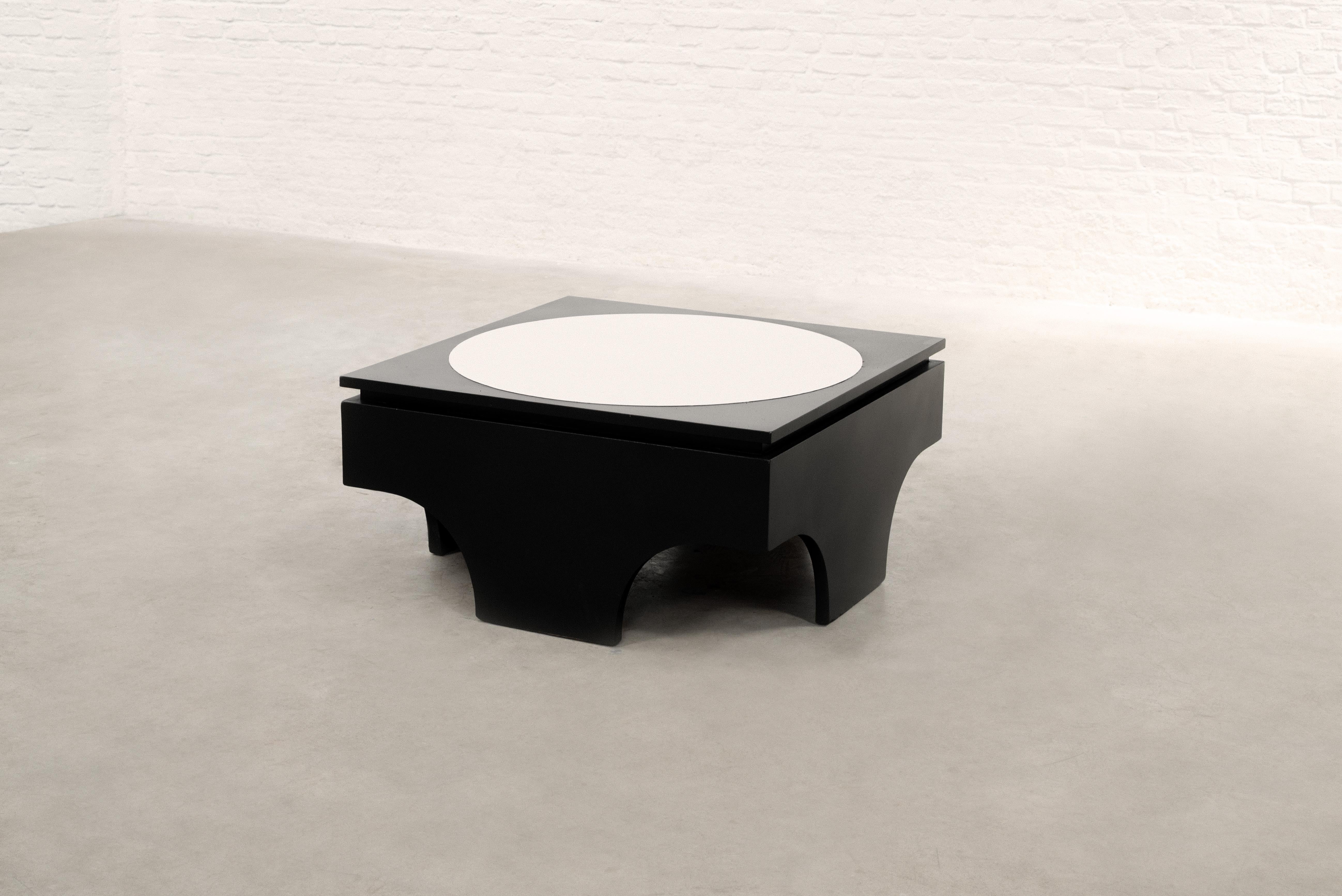 Coffee Table by Emiel Veranneman and Victor Vasarely, Belgium 1960s — in context