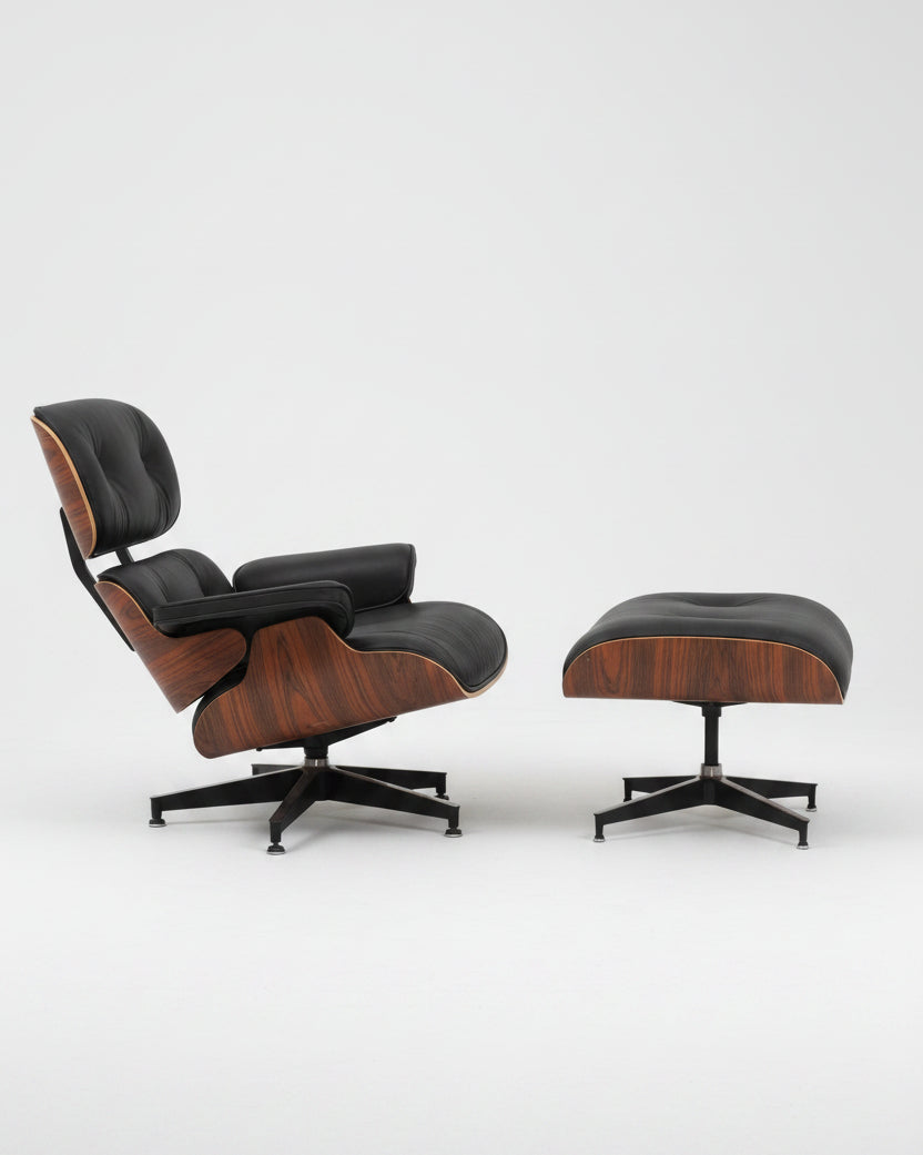 Eames Lounge Chair with Ottoman by Charles & Ray Eames for Herman Miller, 2010s by Galerie Boketto | The Oblist