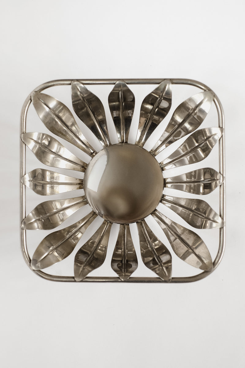 Silver Plated Flower-Shaped  Bowl by septembre studios | The Oblist
