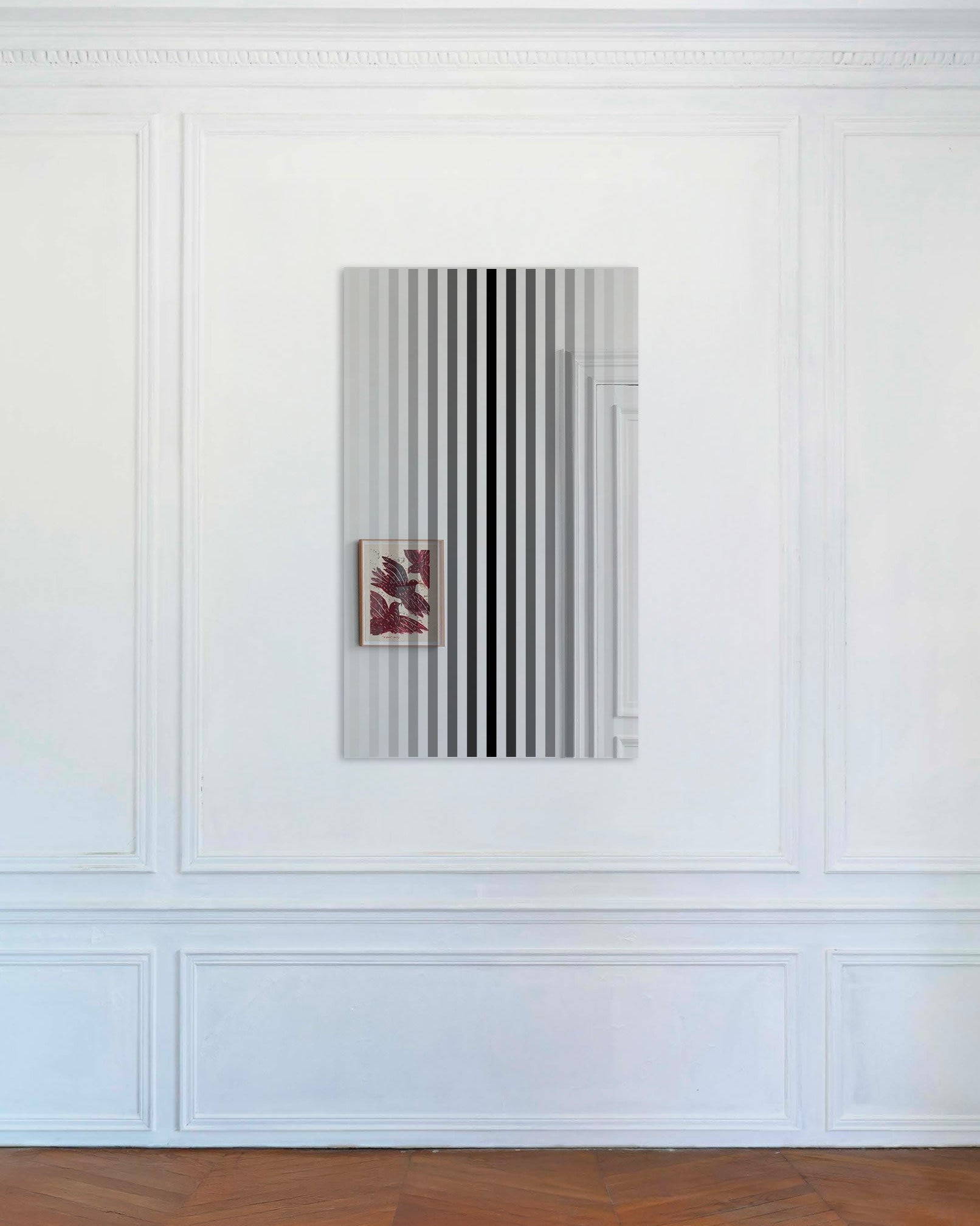 Mirrored  Sculpture  -  OSMOSE BANDE DE 2 N°8