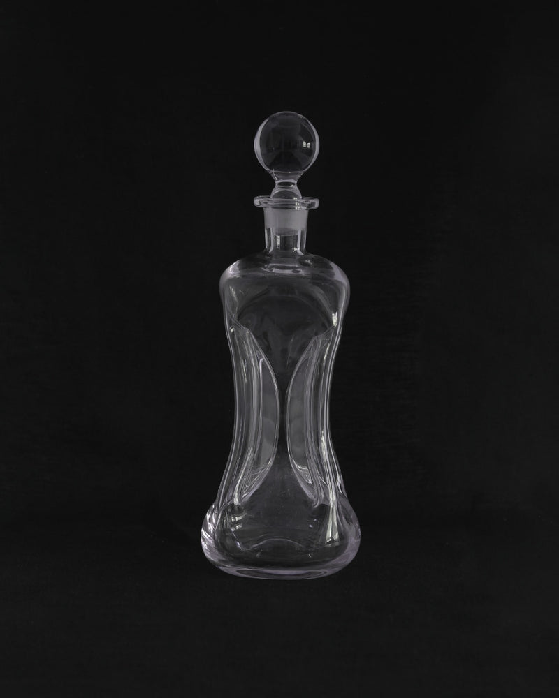 Danish Decanter by Boga Avante Shop | The Oblist — clear glass, modern design