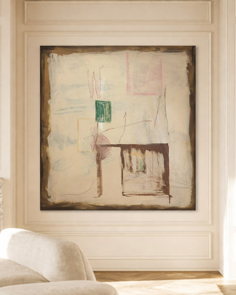 Peinture sur toile "LA chambre"