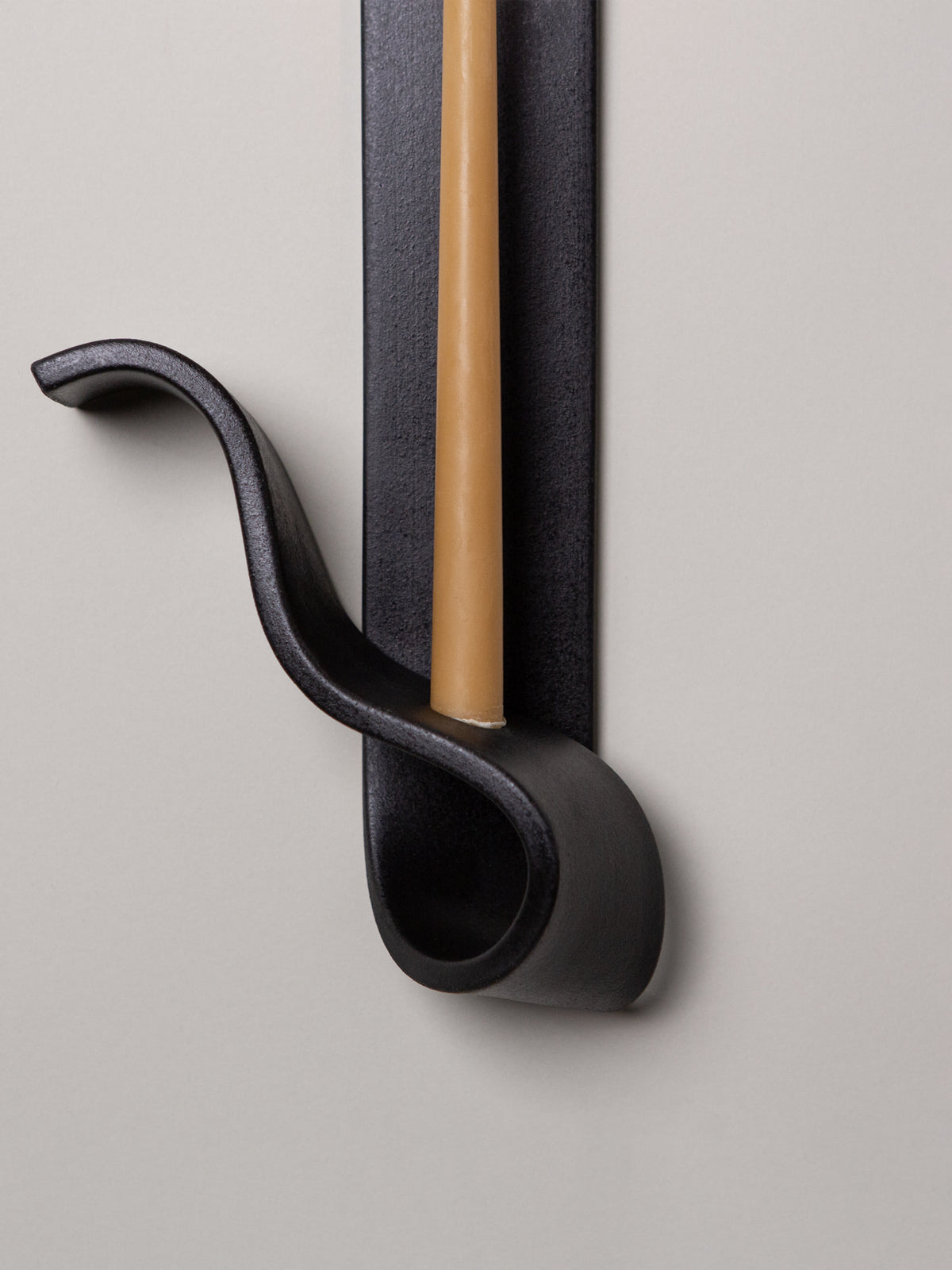 Moonara Candle Sconce, Left — close-up