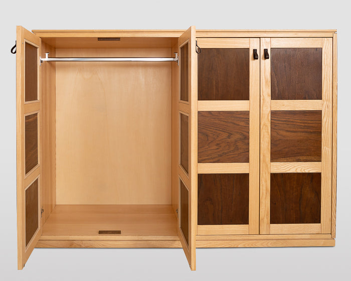 Scandinavian Style 4-Doors Wardrobe — alternate view