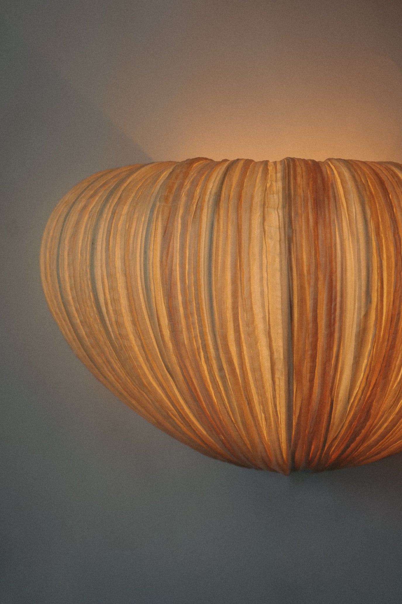 Maro Gold Silk Wall Lamp — Ayala Serfaty