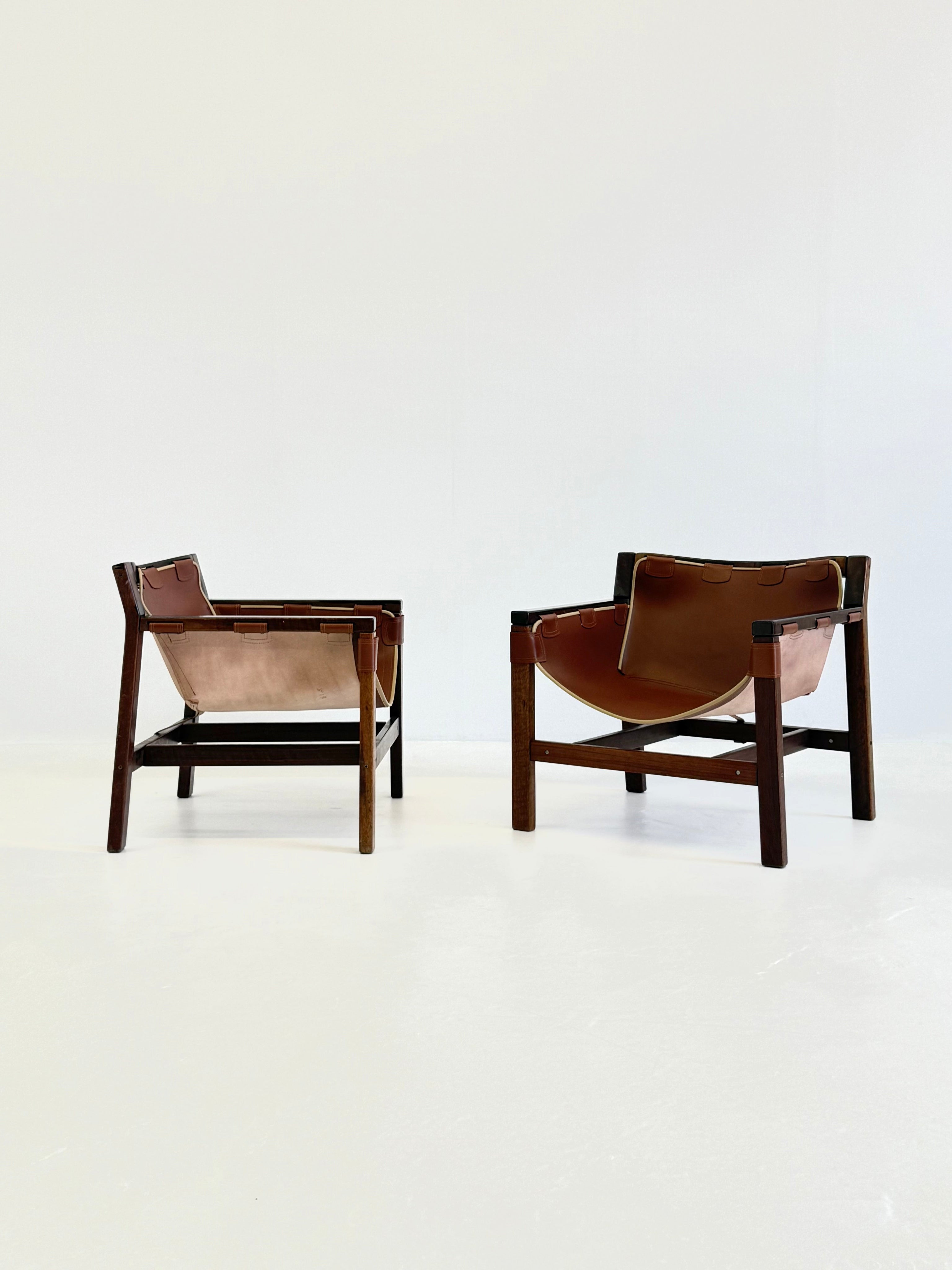 Safari Lounge Chairs by Carlo Hauner for Forma — view 13