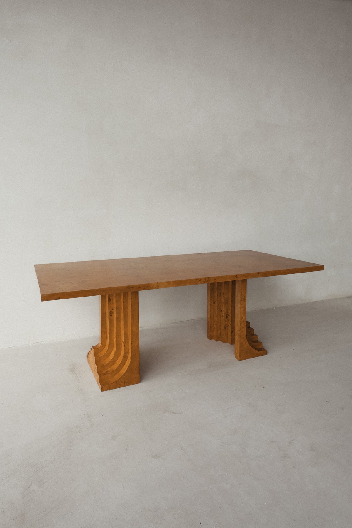Burl Wood Dining Table by Carlo Scarpa 1960s/1970s  by septembre studios | The Oblist