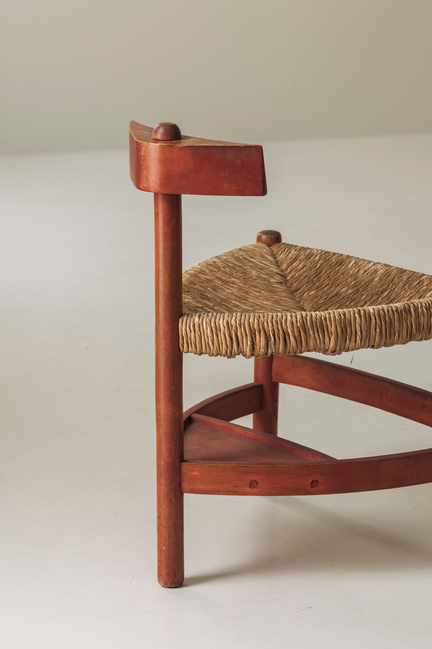 Dutch Sculptural Accent Chair, attributed to Wim den Boon, 1960s — lifestyle setting