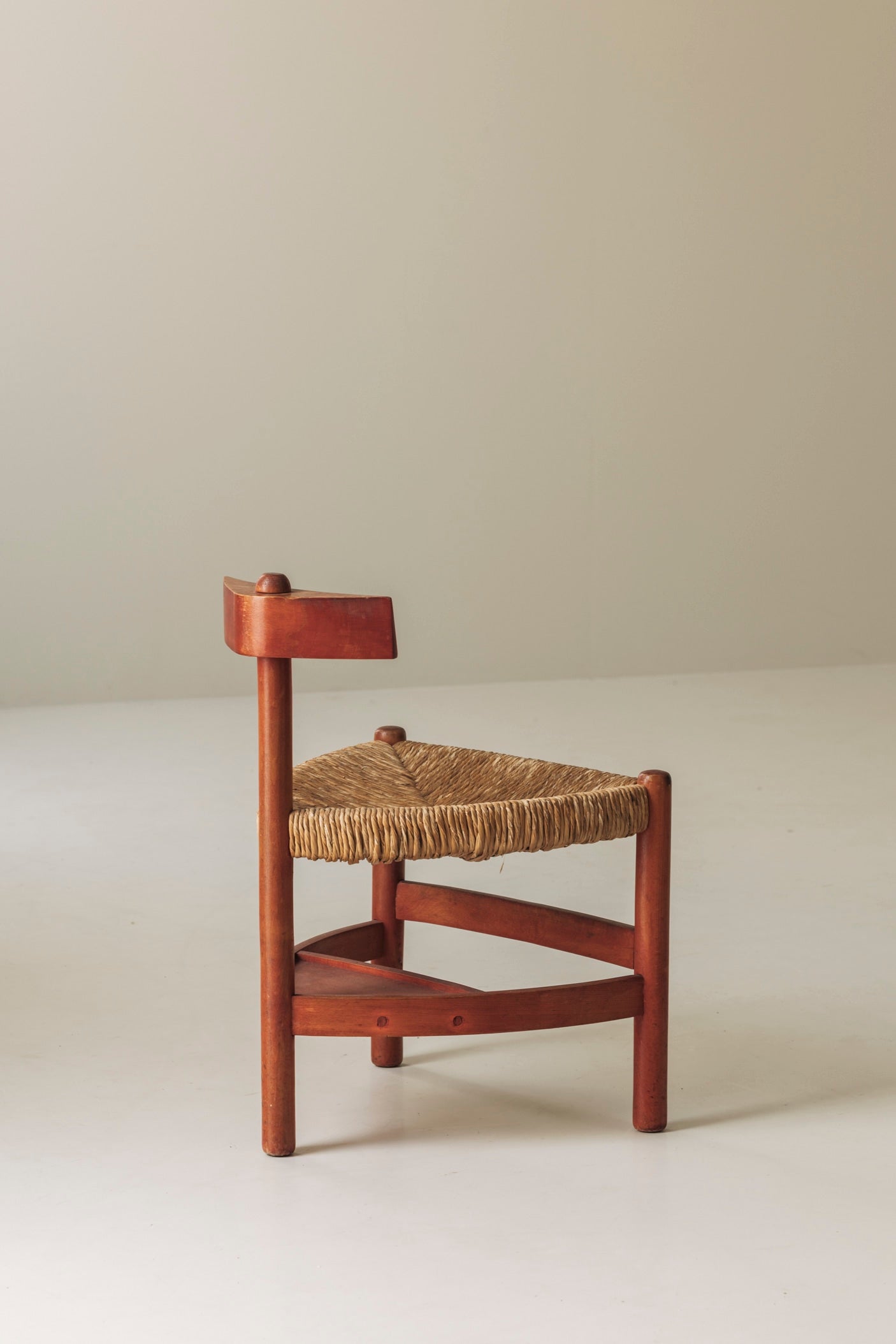 Dutch Sculptural Accent Chair, attributed to Wim den Boon, 1960s — side angle