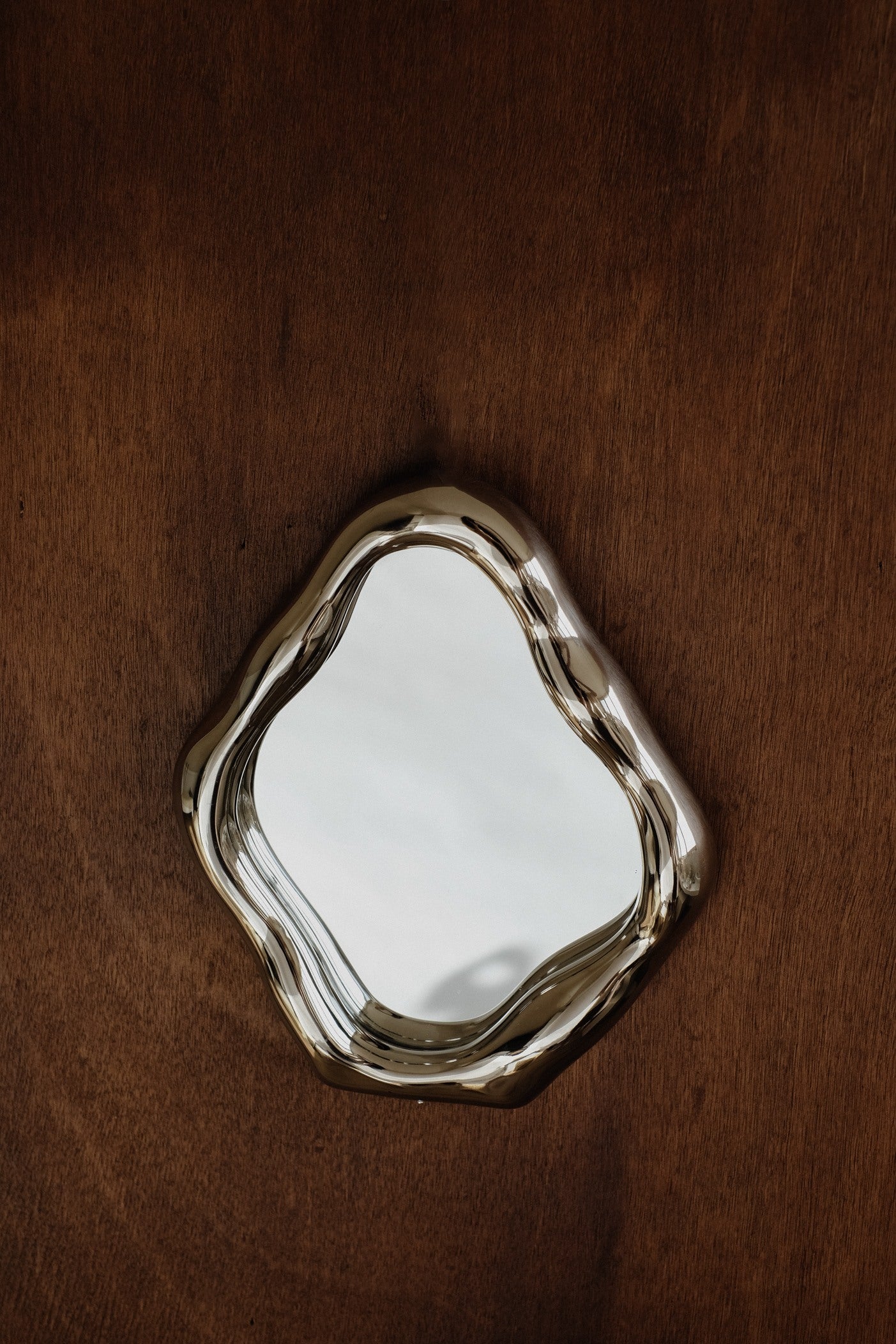 Small Organic Mirror — side angle