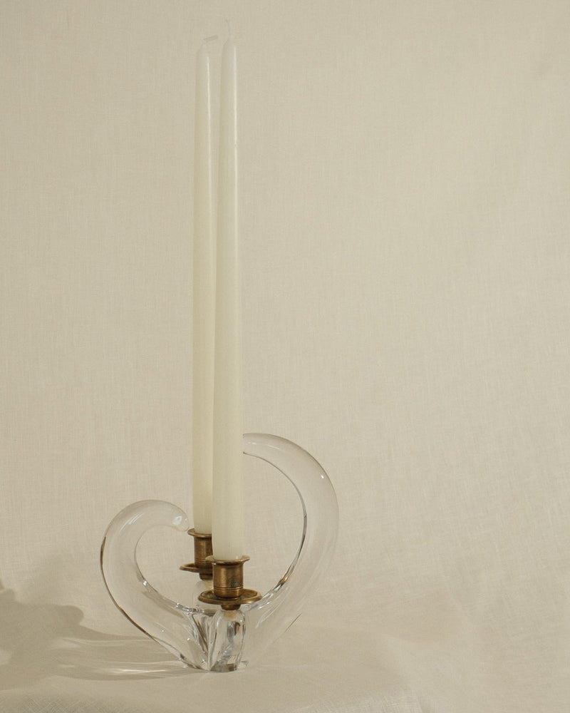 Schneider Crystal Double Candlestick by Truffe Studio | The Oblist