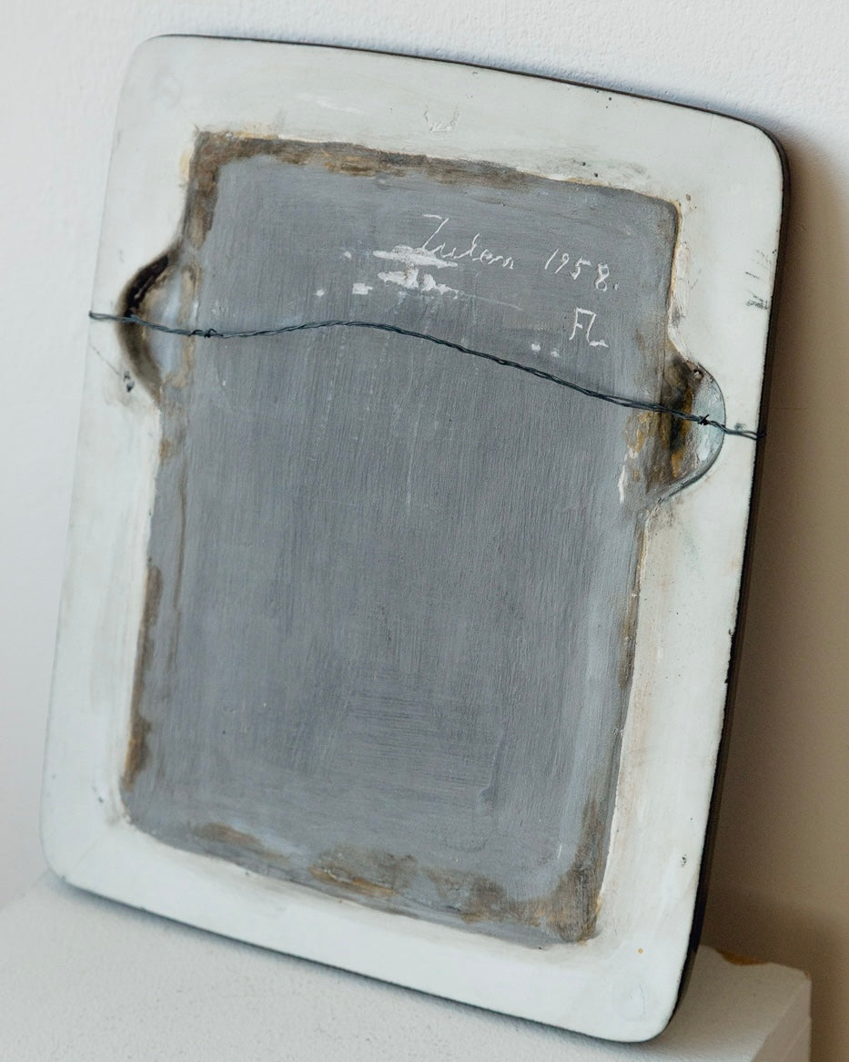 Miroir suédois des années 1950 par Lisa Larson