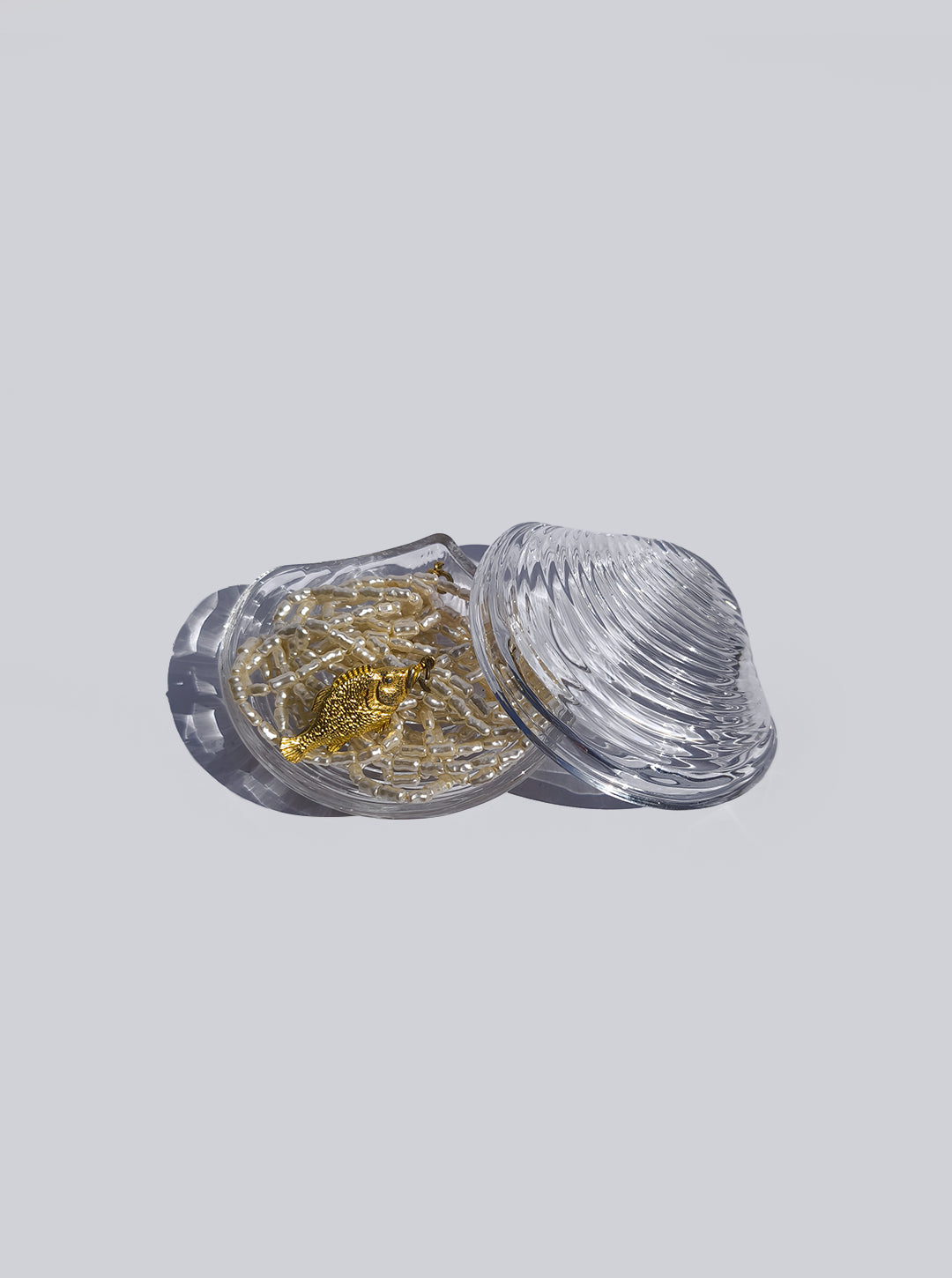 Shell Glass Box — side angle