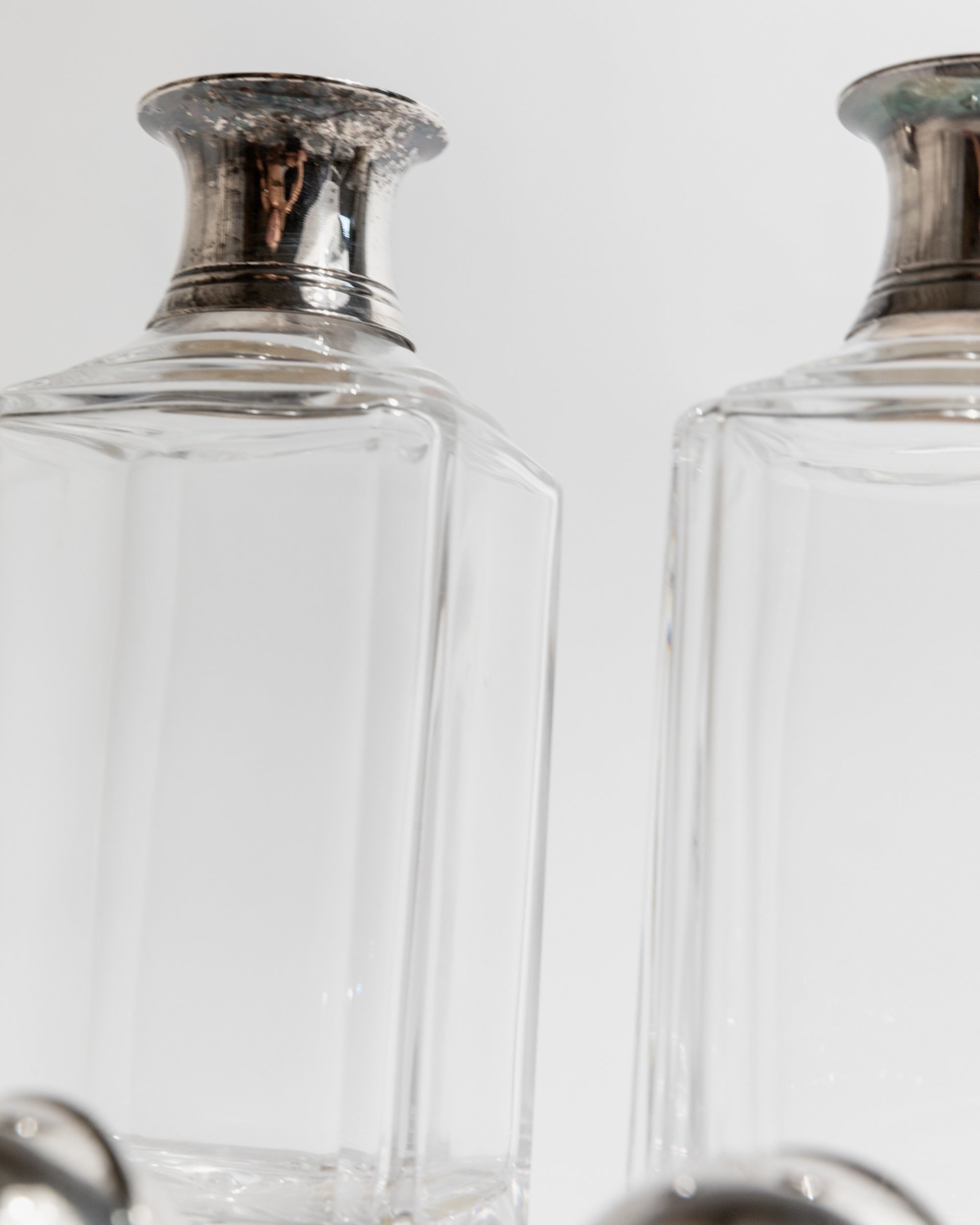 Set of Glass Decanters 1950s