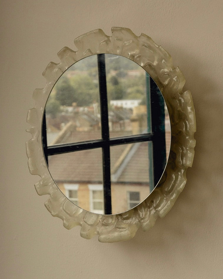 Miroir rétroéclairé mi-siècle