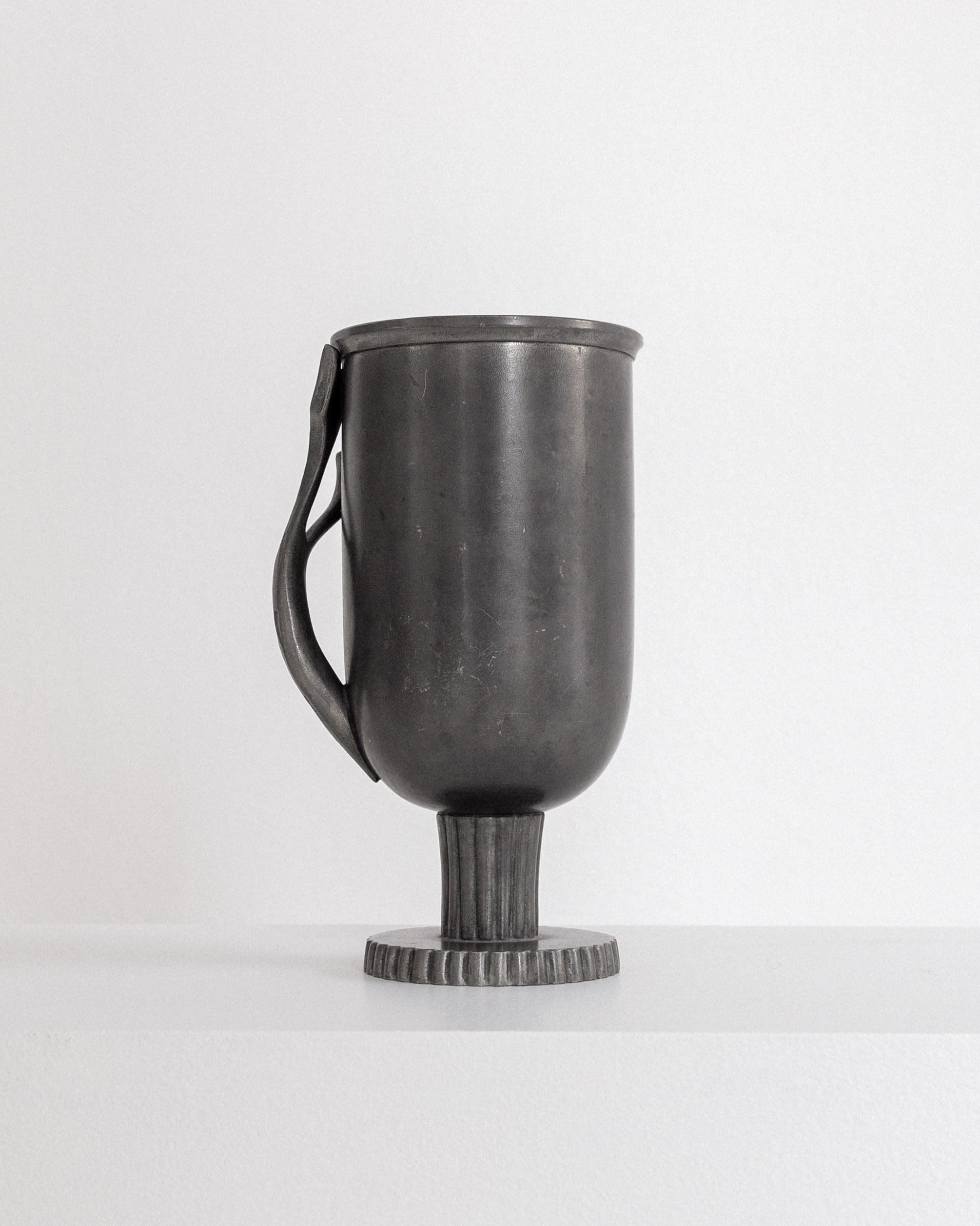 Elegant Swedish Pewter Vase, 1953