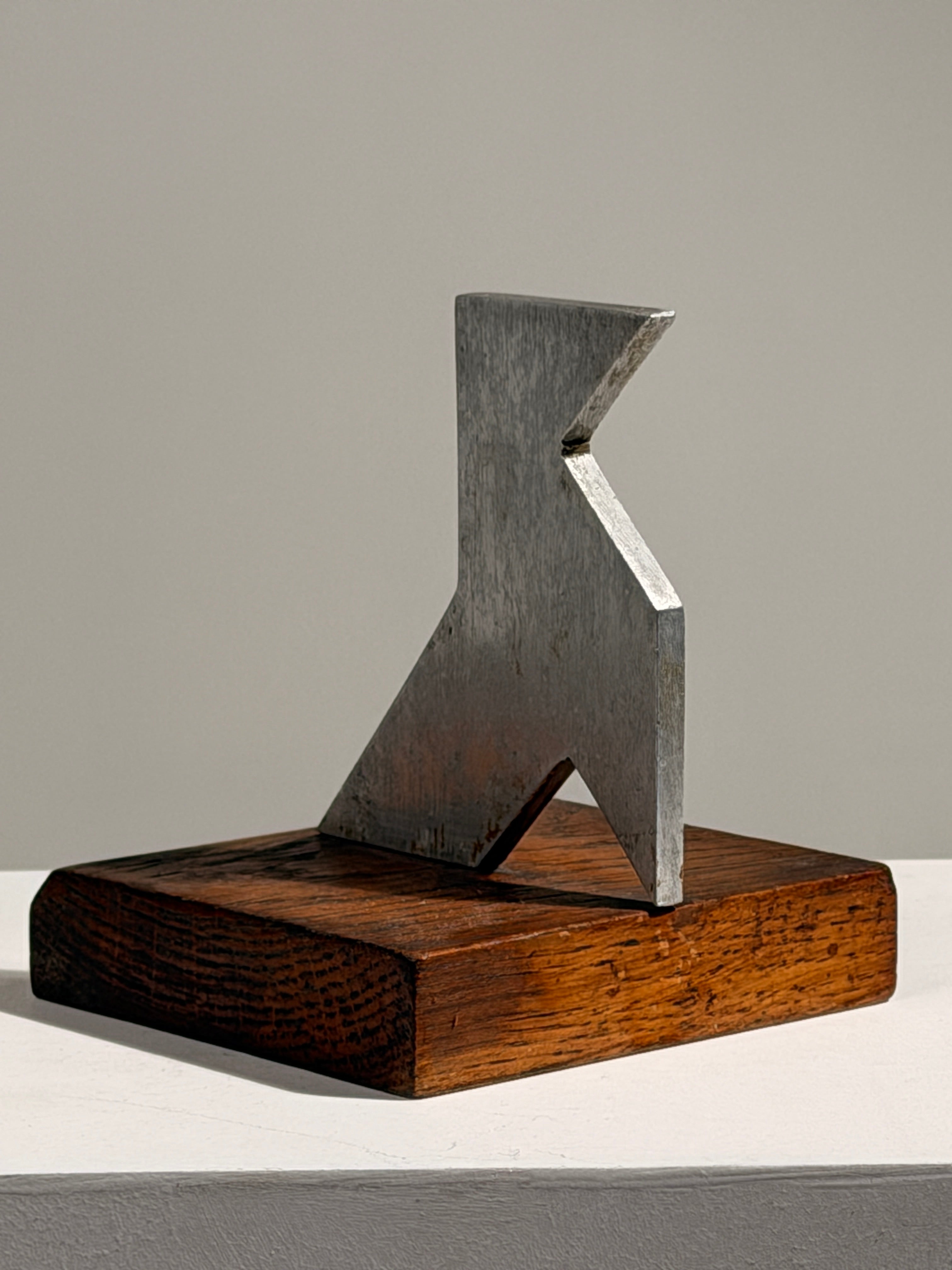 Pair of modernist bookends — lifestyle setting