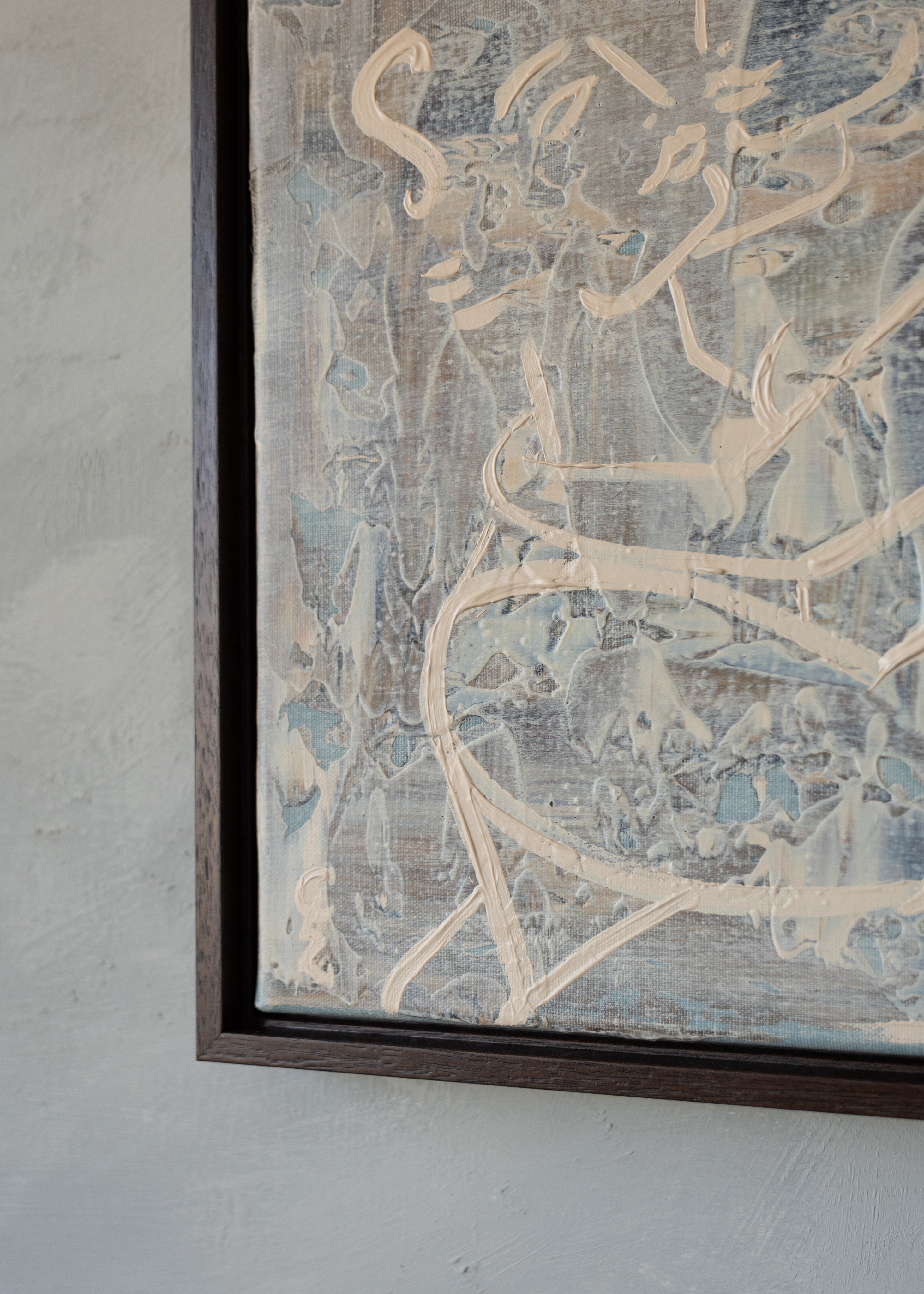 Ours - Painting — side angle showing textured canvas and frame