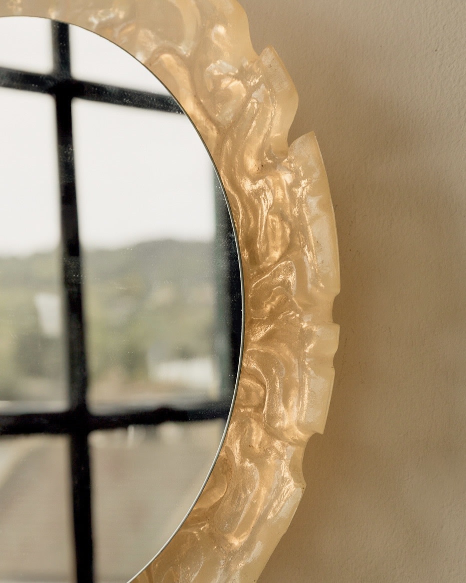 Miroir rétroéclairé mi-siècle