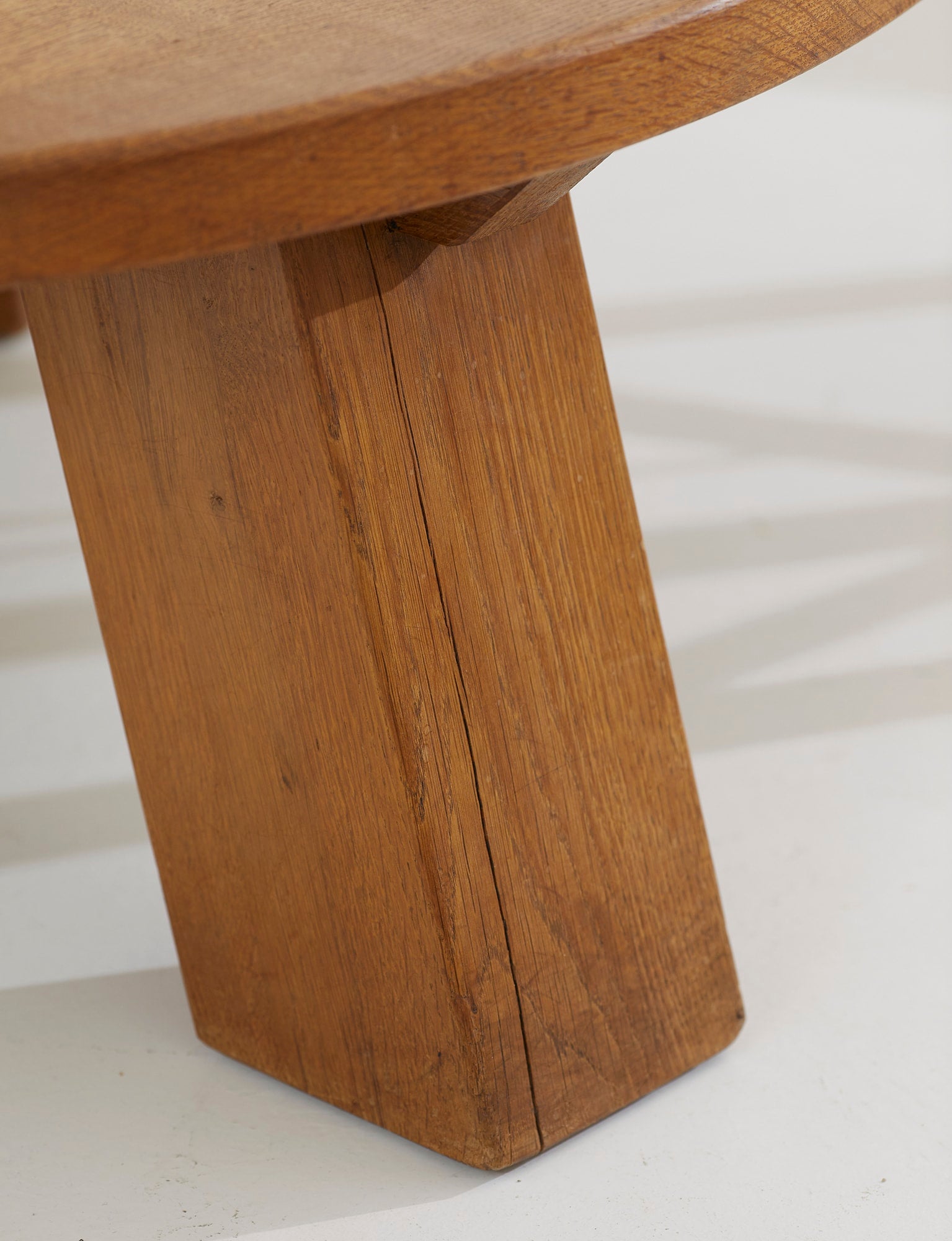 Important Brutalist Tripod Coffee Table, Netherlands c. 1960s — additional view