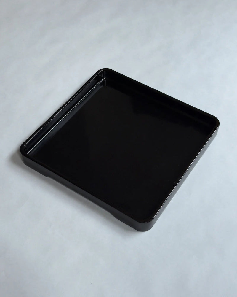 Antique Japanese Lacquer Tray, 1920s by Galerie Storm | The Oblist — black lacquer finish