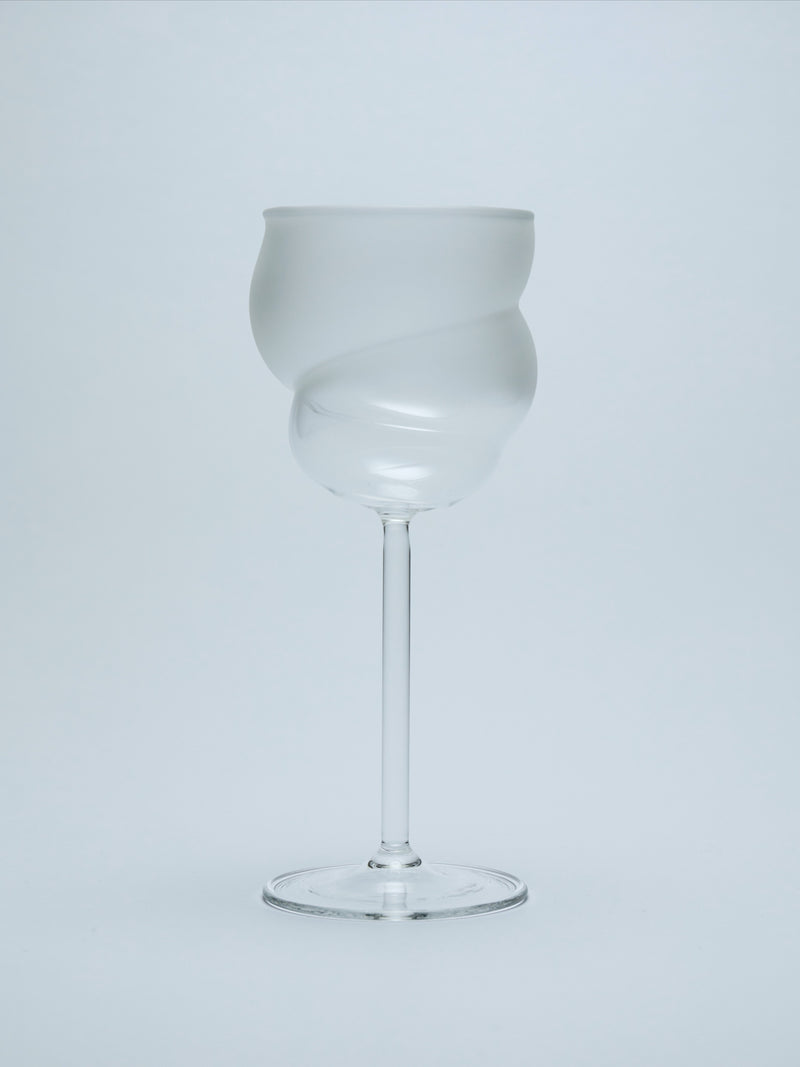 Paguro Chalice Wine Glasses Set of Two by Ylaria Pavone | The Oblist