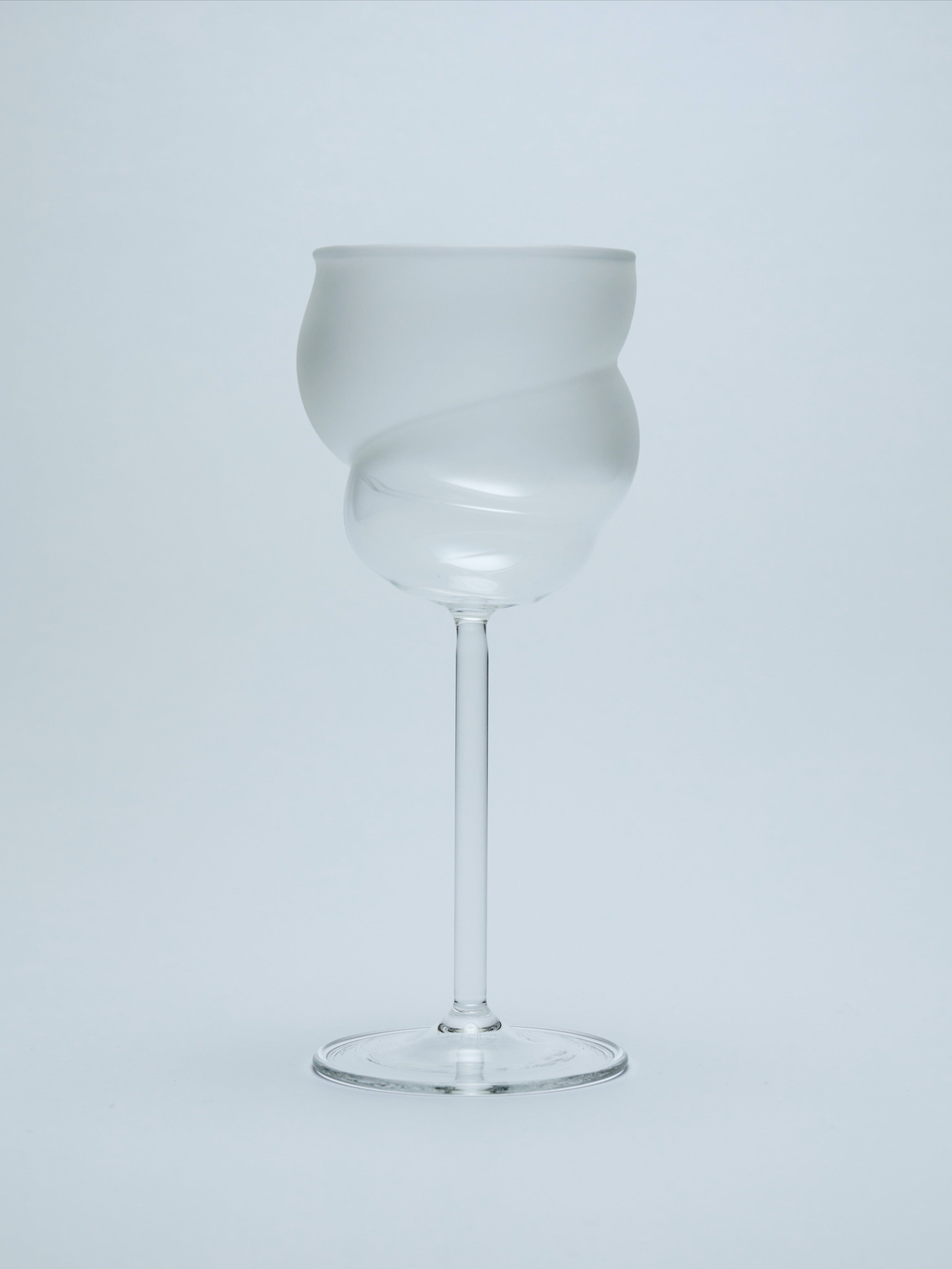 Paguro Chalice Wine Glasses Set of Two by Ylaria Pavone | The Oblist
