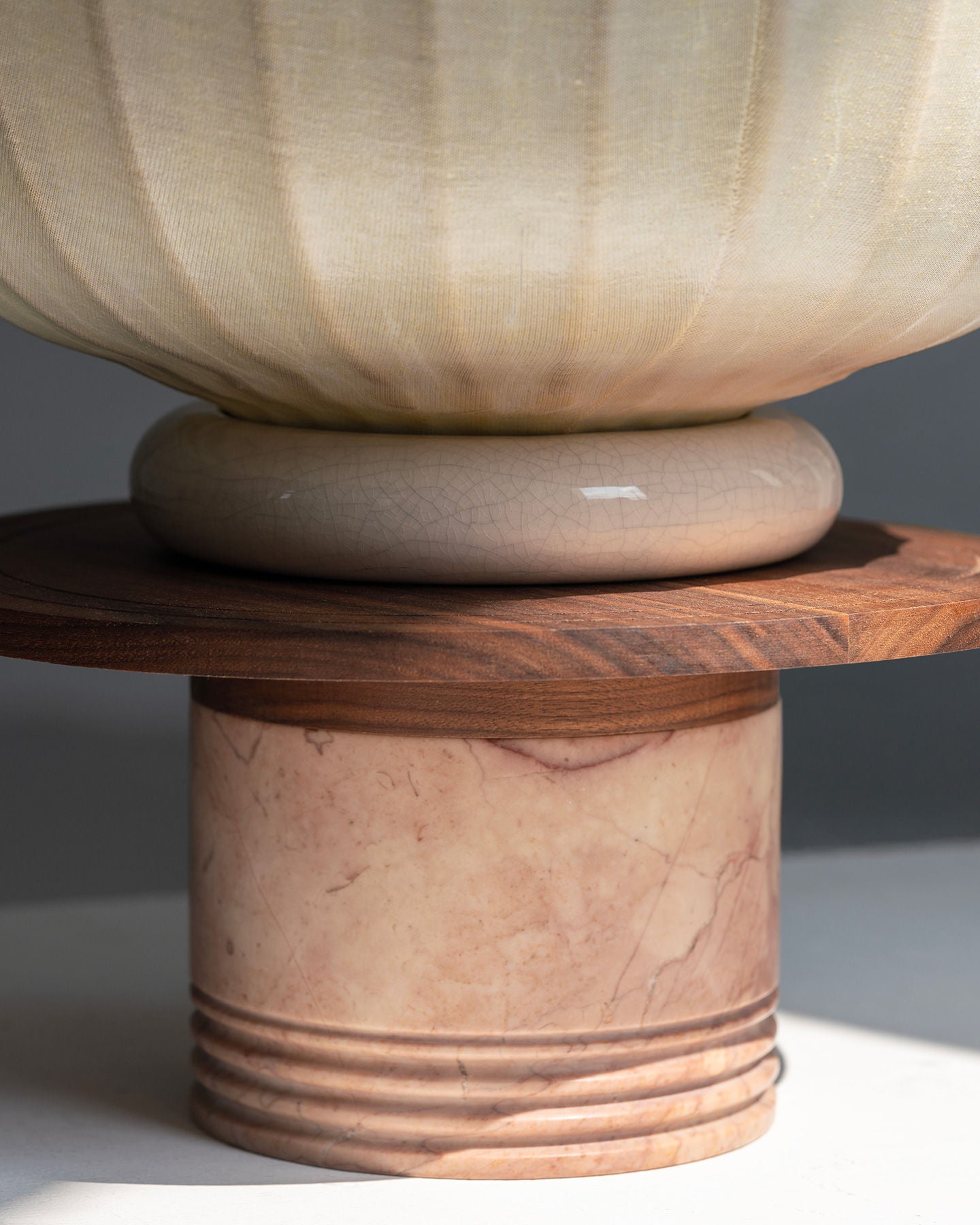 'Peach Charm' Table Lamp — in context