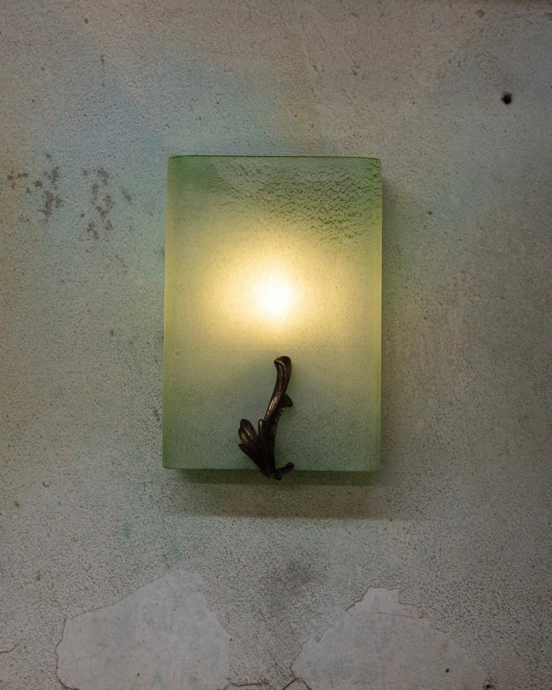 The Amarantos Sconce by Studio Valerie Name | The Oblist — frosted glass, modern design