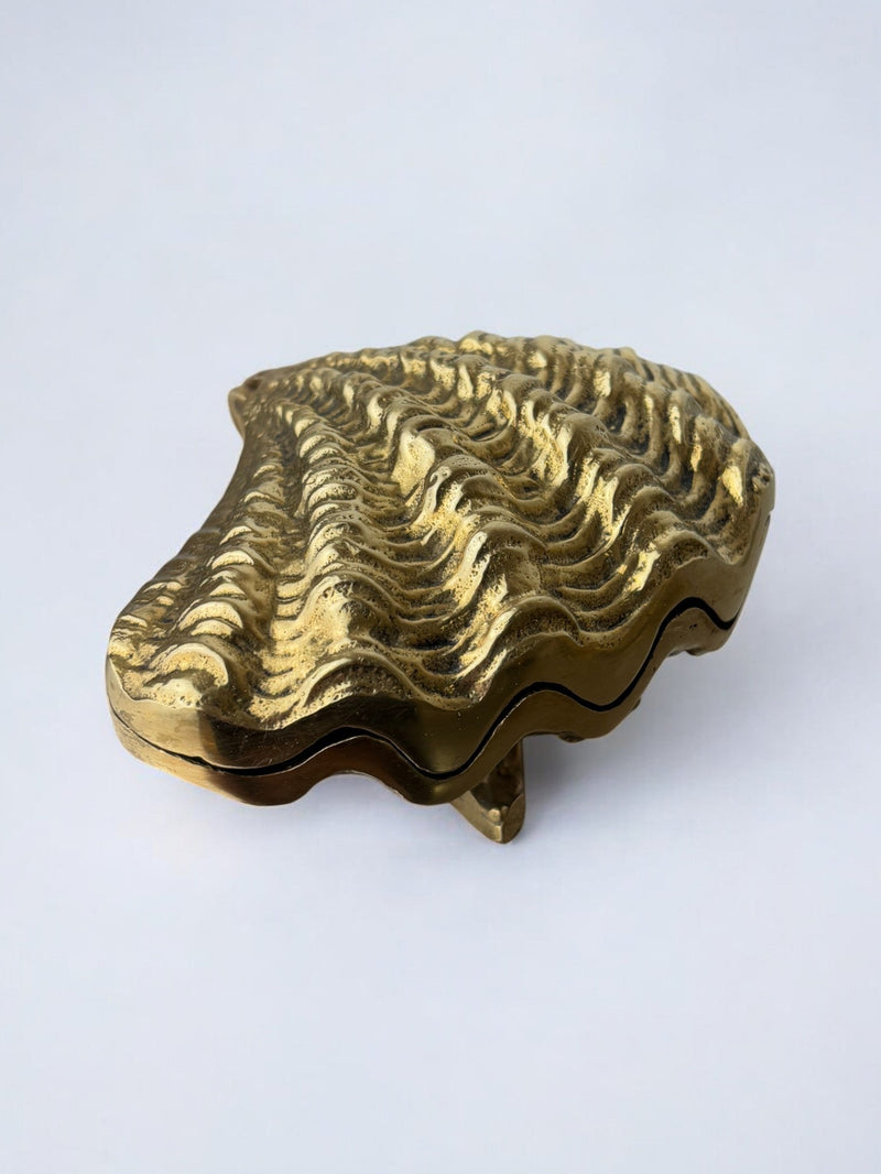 Shell Jewelry Box in bronze, Italy, 1970's by Malamar Studio | The Oblist — handcrafted vintage design