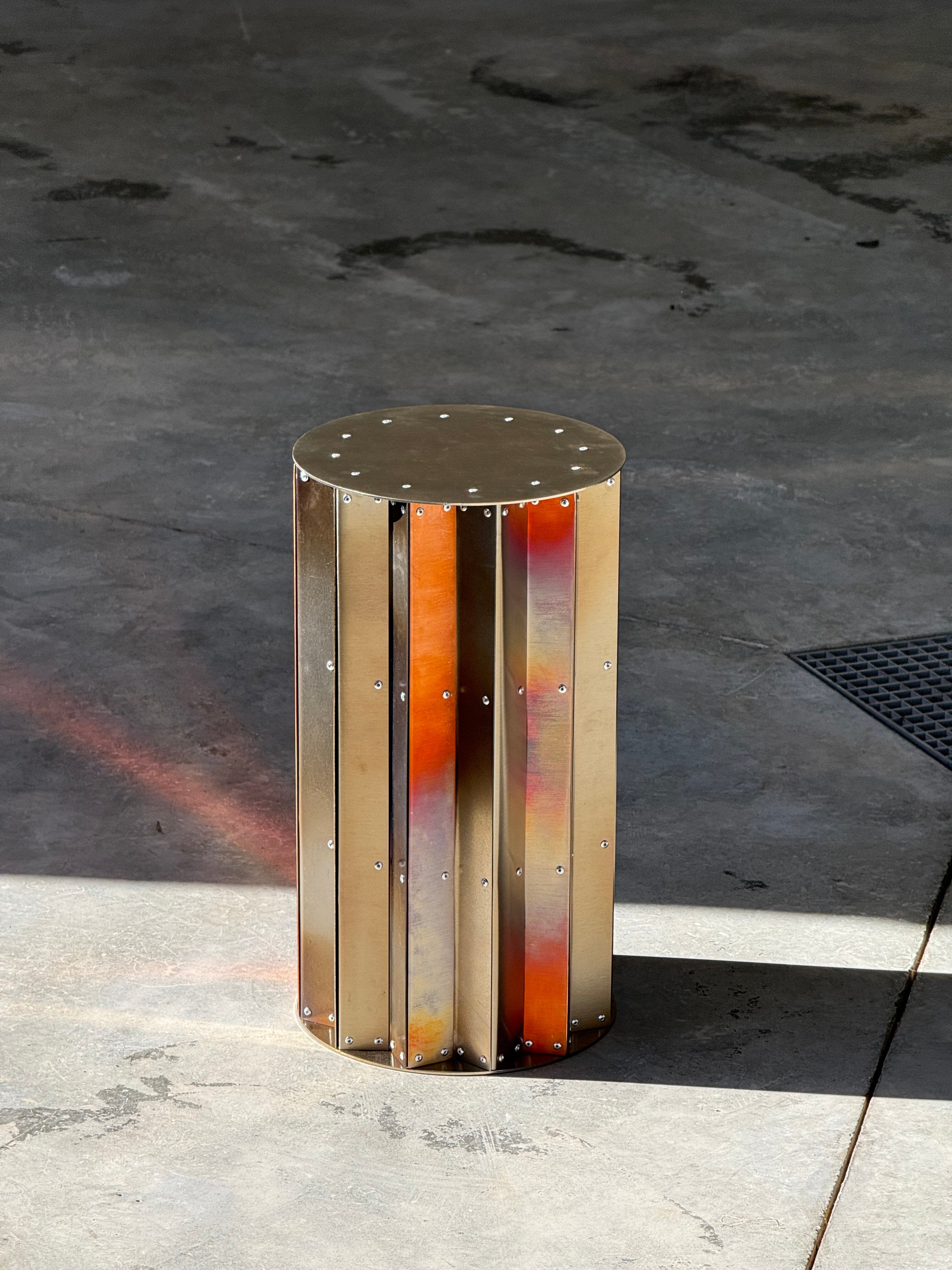 Set of 3 Stools – Golden Ruins Collection — detail view