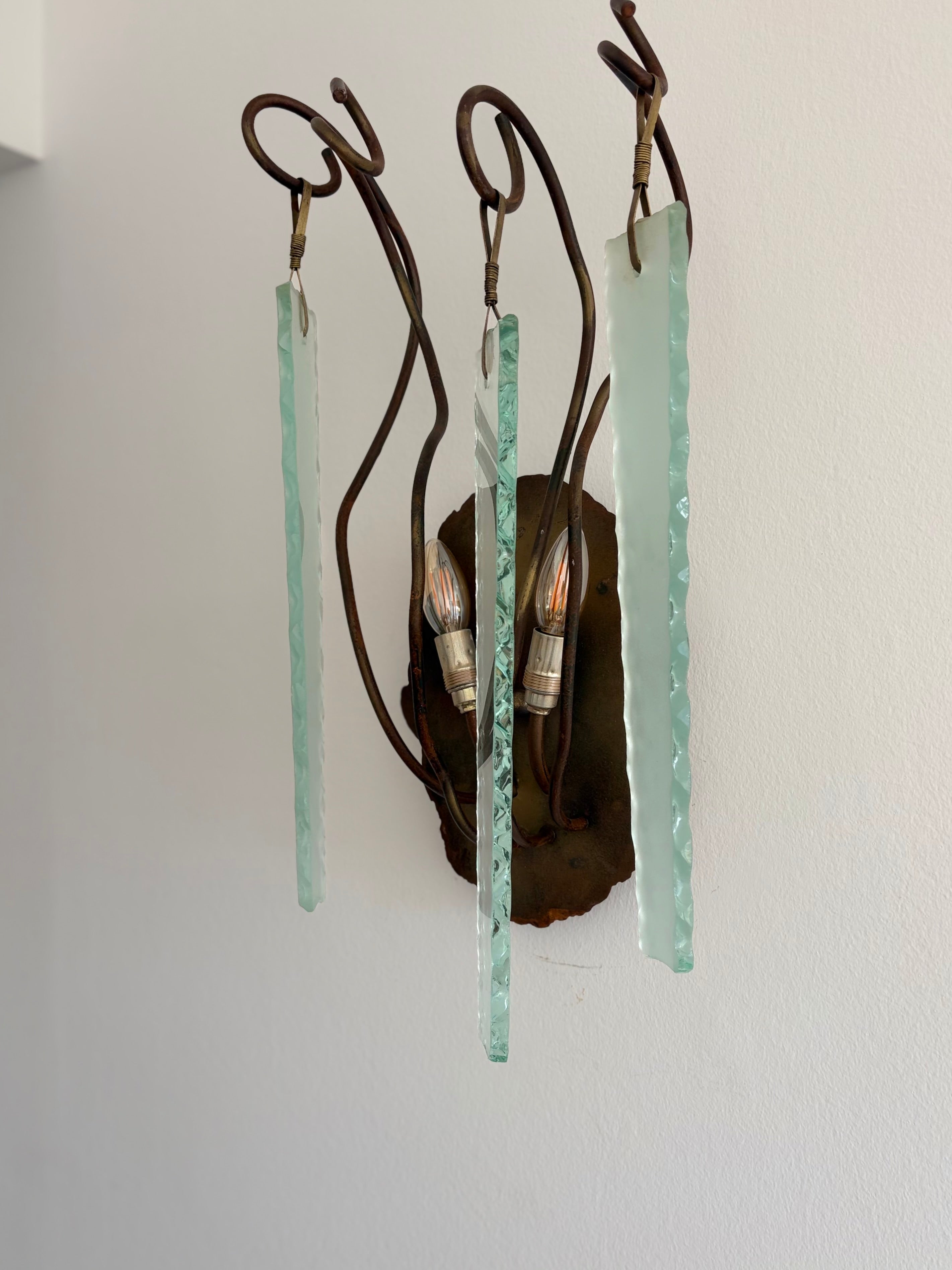 Monumental Wall Sconces Brand van Egmond, Behind Frosted Glass Series — alternate view