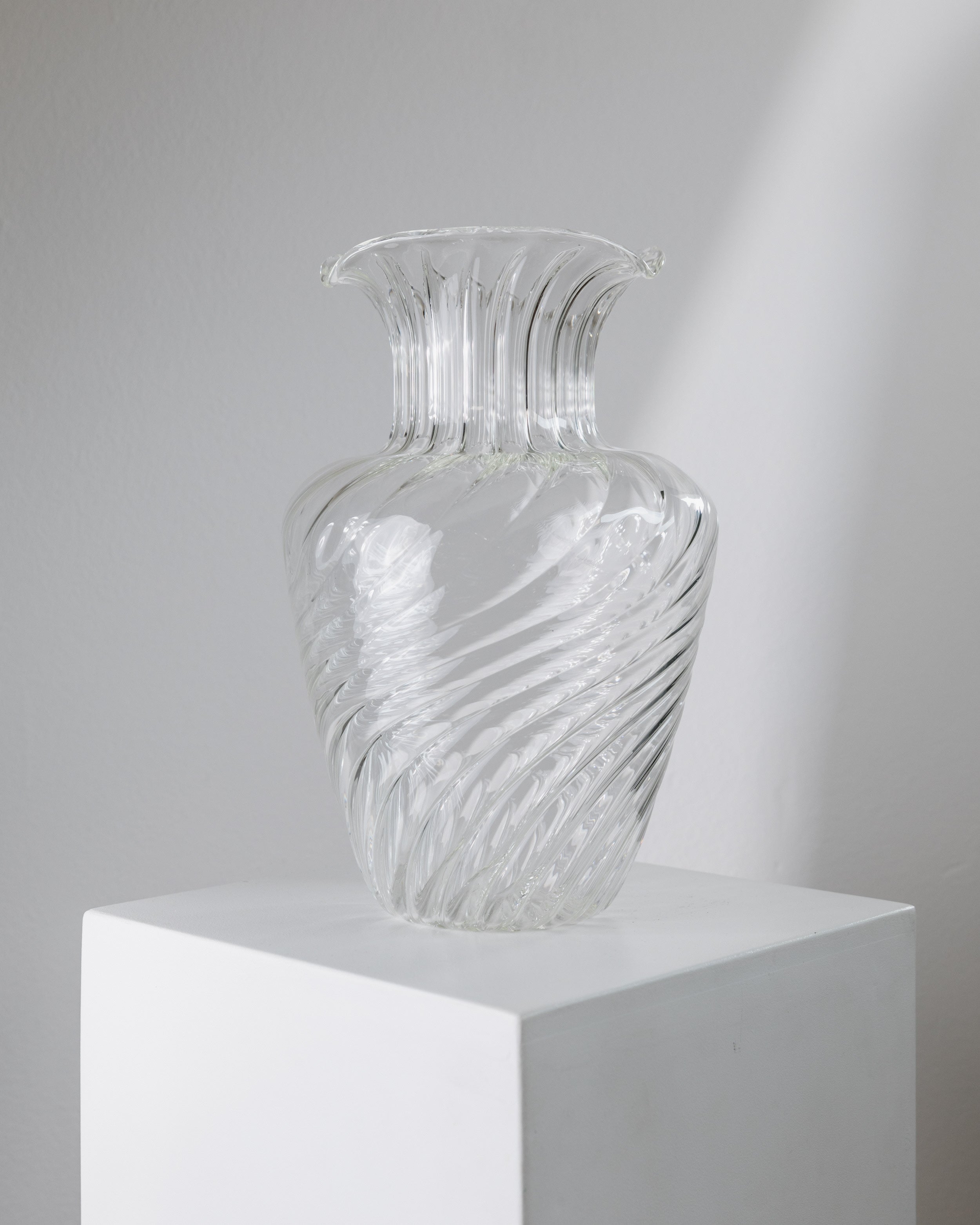 Grand Vase en Verre par Soffiera Parise, Italie, années 1970