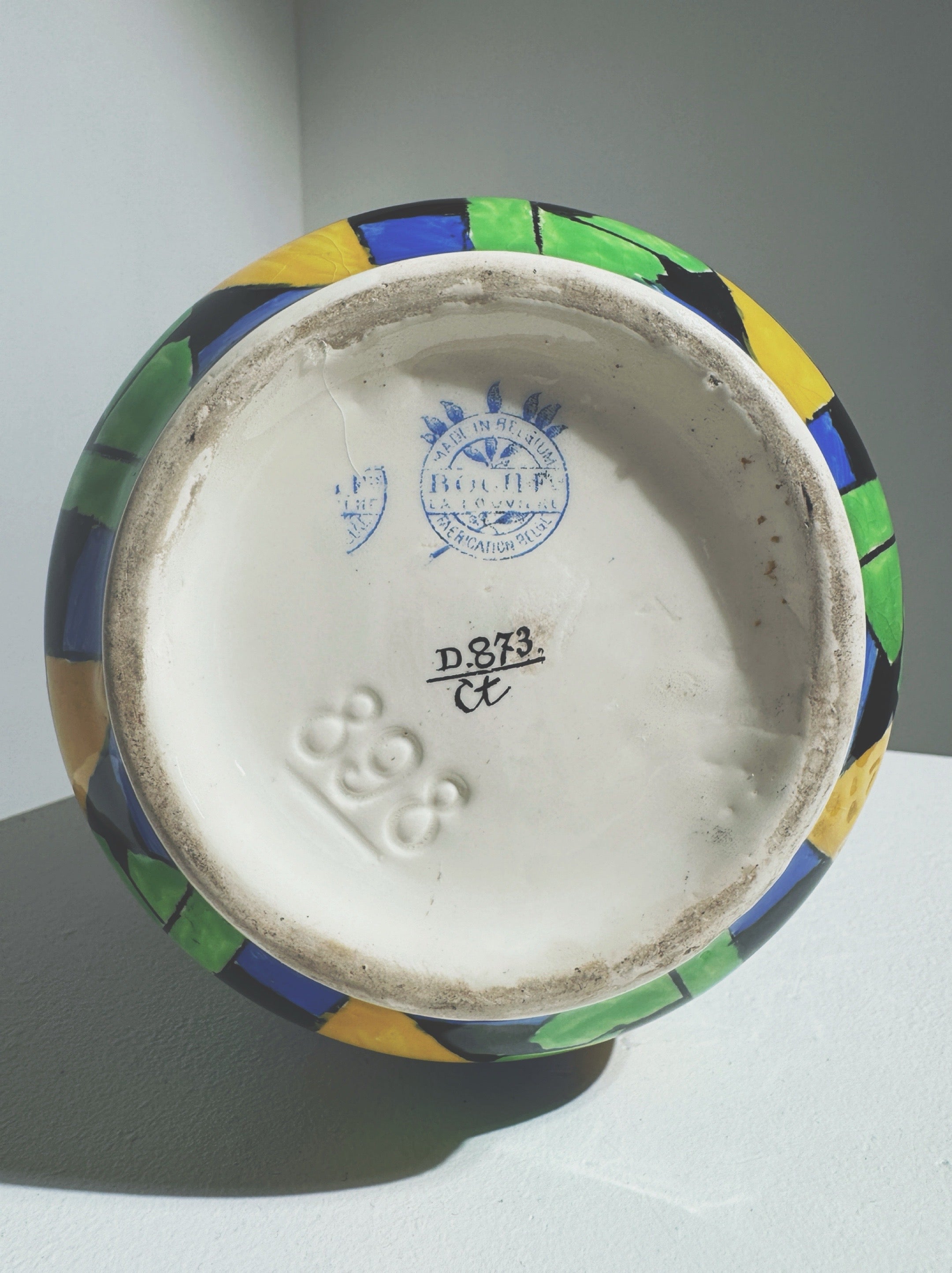 Rare Vase by Charles Catteau, Art Déco