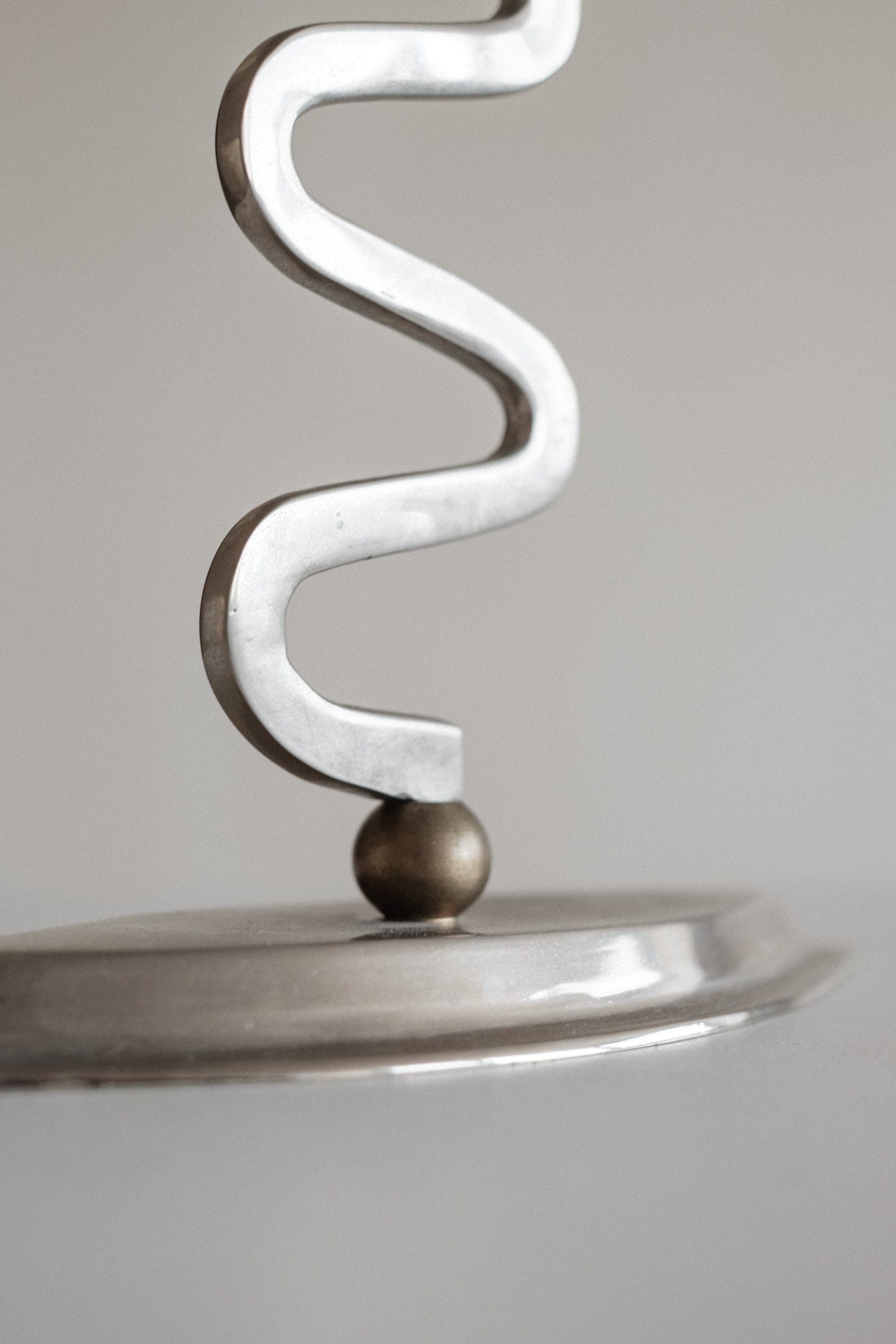 Curvy Candle Holder  — close-up
