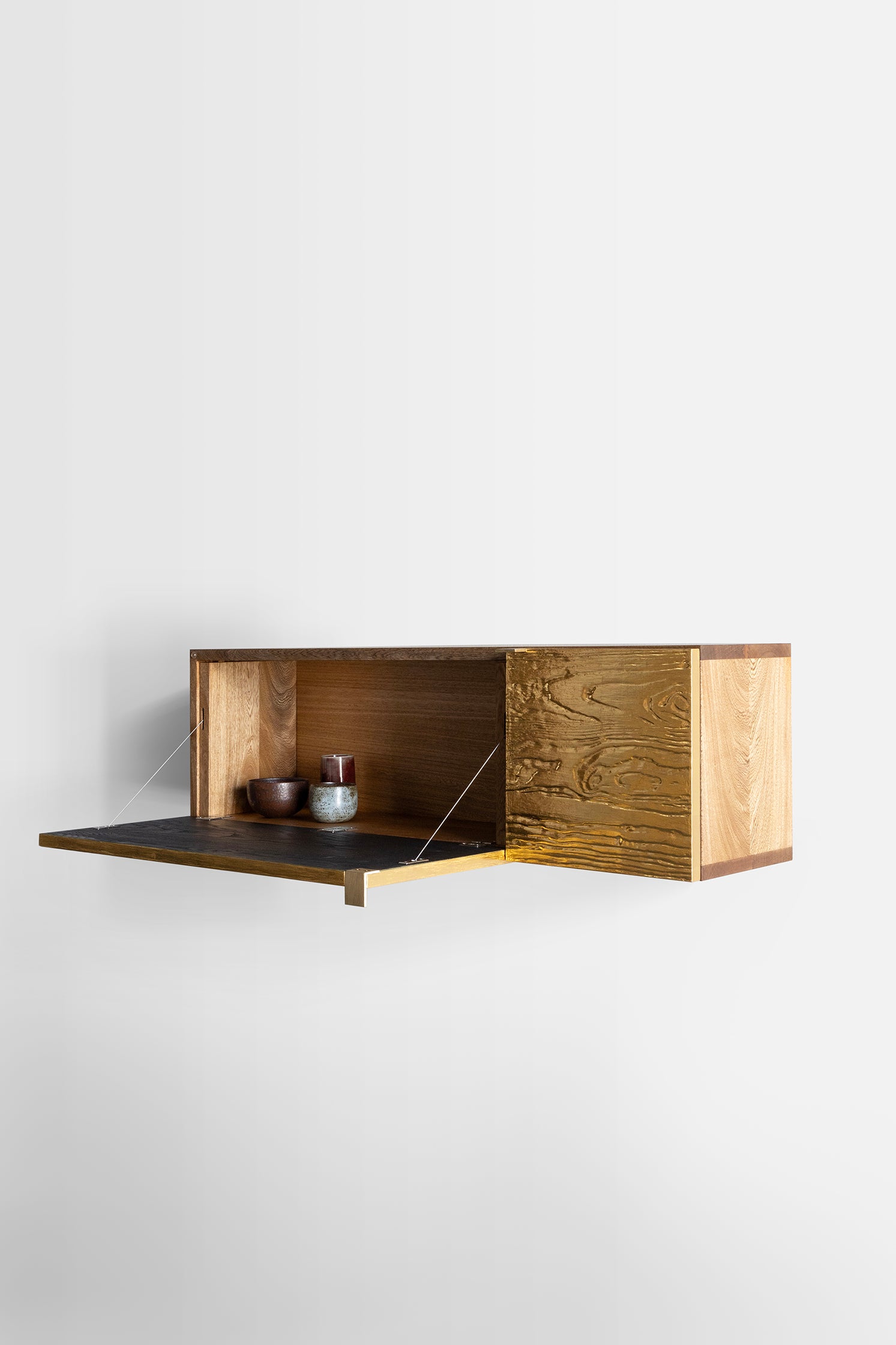 'Aurum' Wall Box 23k Gold Leaf — lifestyle setting