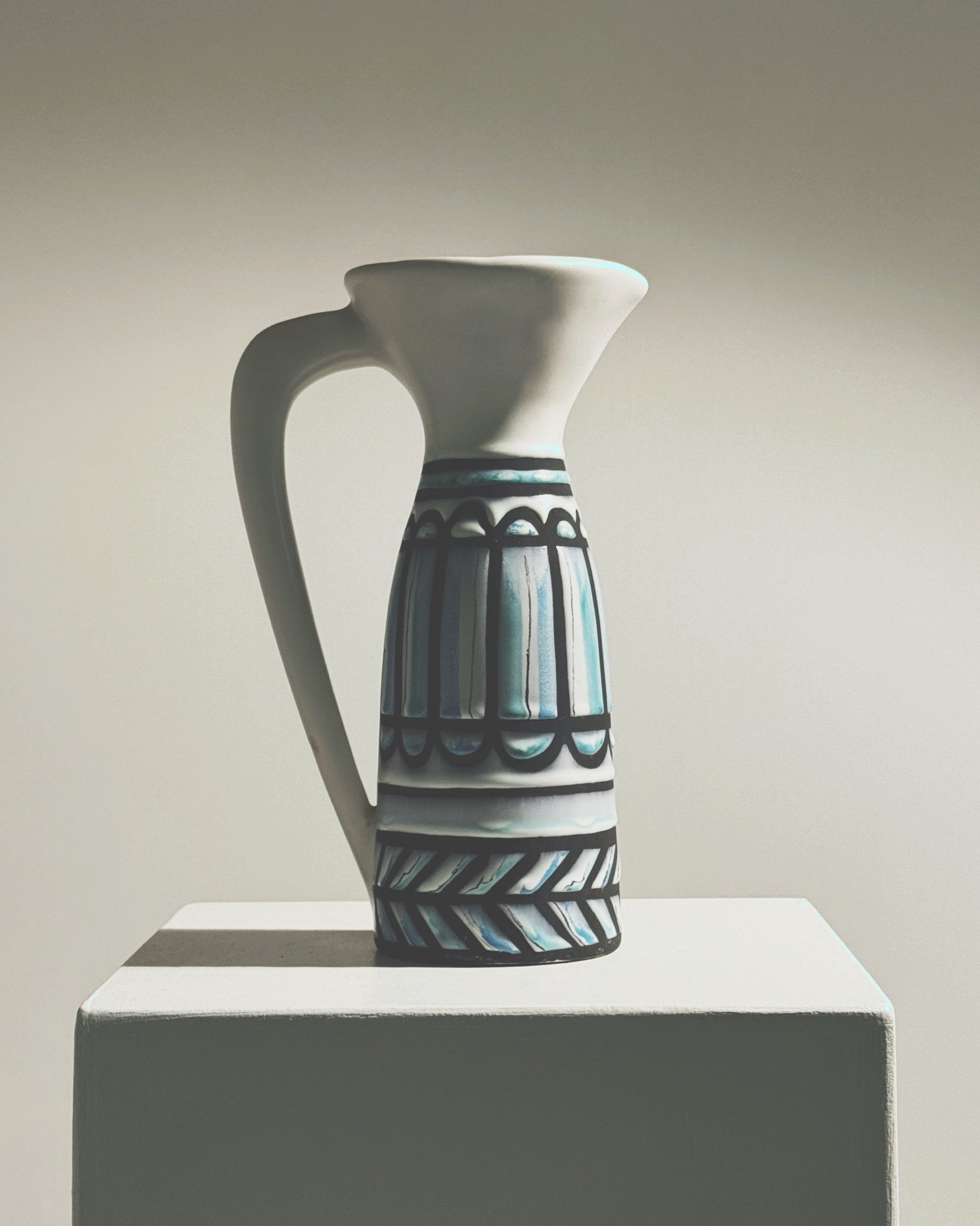 Ceramic Pitcher by Roger Capron, France, circa 1950