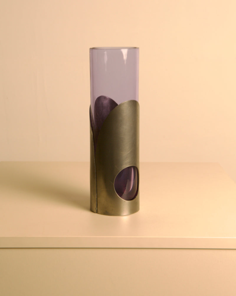 Murano Glass Vase by Treaptyque | The Oblist — purple glass, vintage design