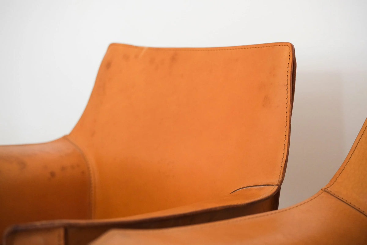 Cab 413 by Mario Bellini for Cassina — Set of 7 — alternate view