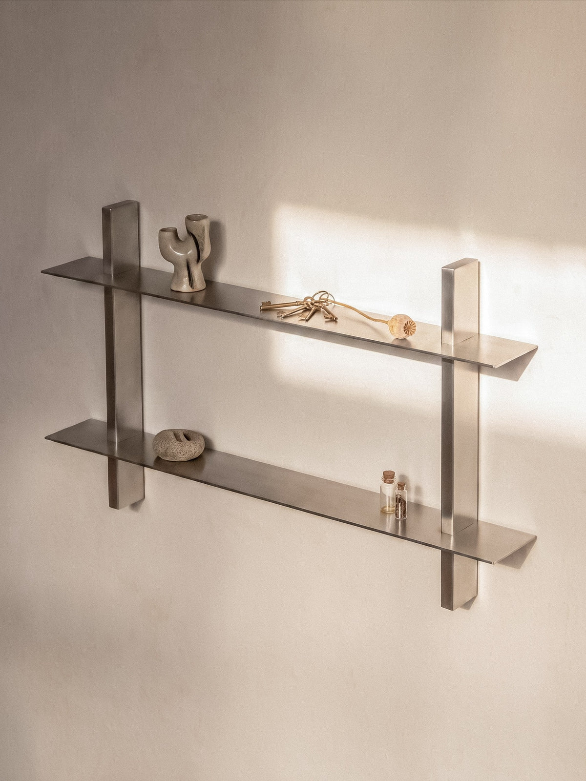 Essential Steel Wall Shelf — detail view