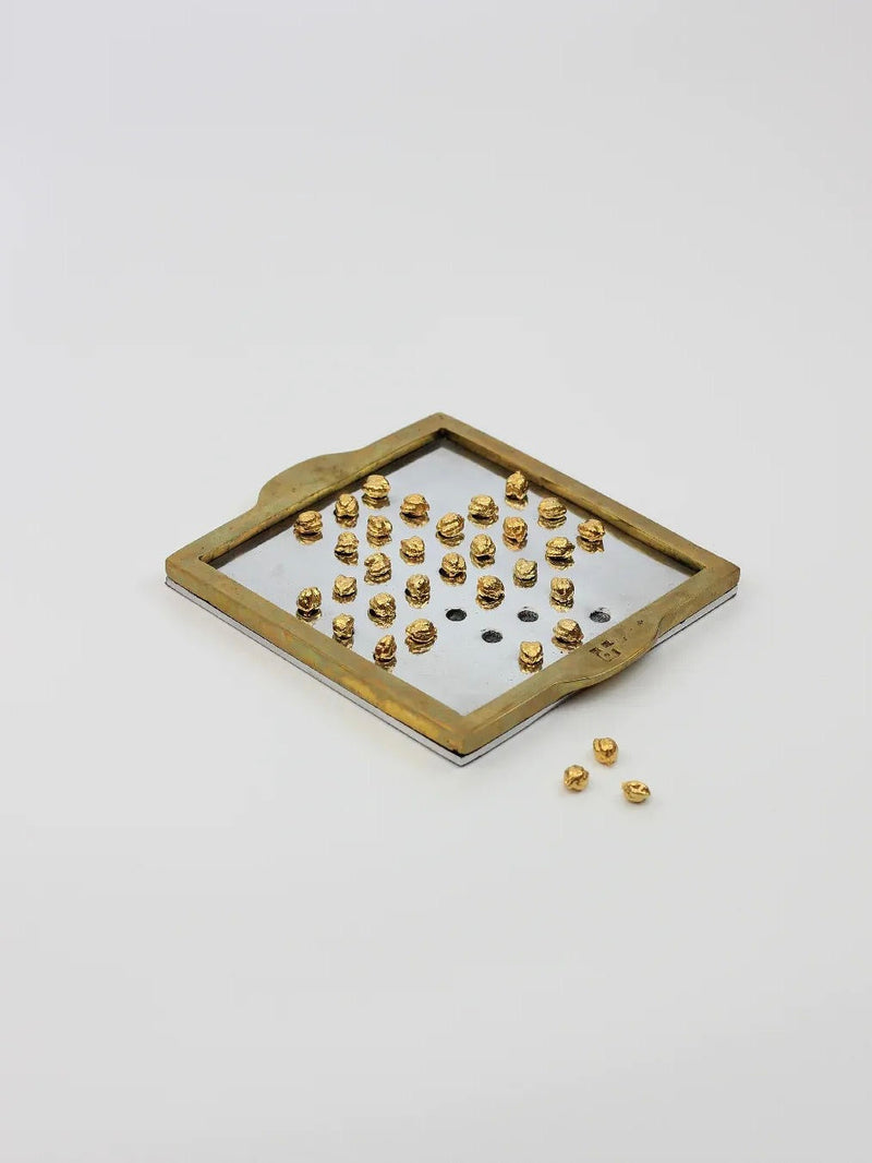 English Solitaire by Boga Avante Shop | The Oblist — metal and wood game set