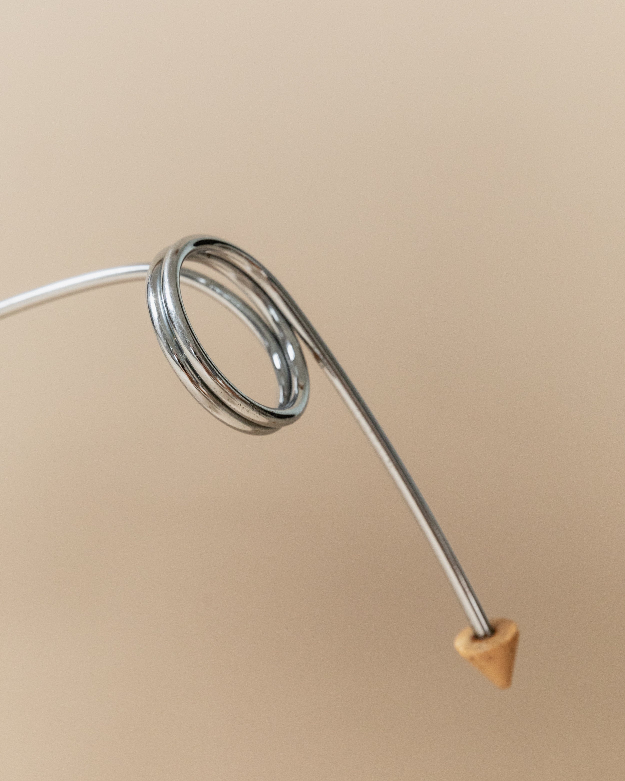 Porte-bouteille en acier inoxydable, Italie années 1980