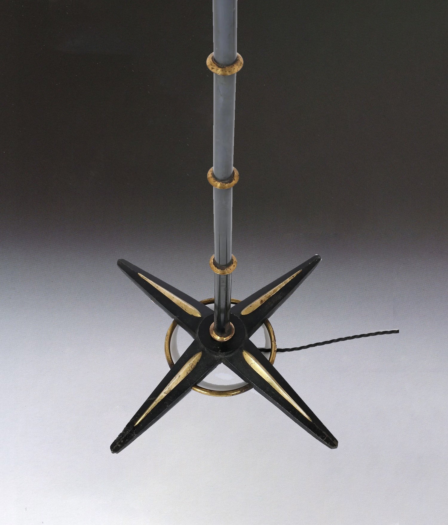 Neoclassical Floor Lamp by Gilles Sermadiras c. 1950